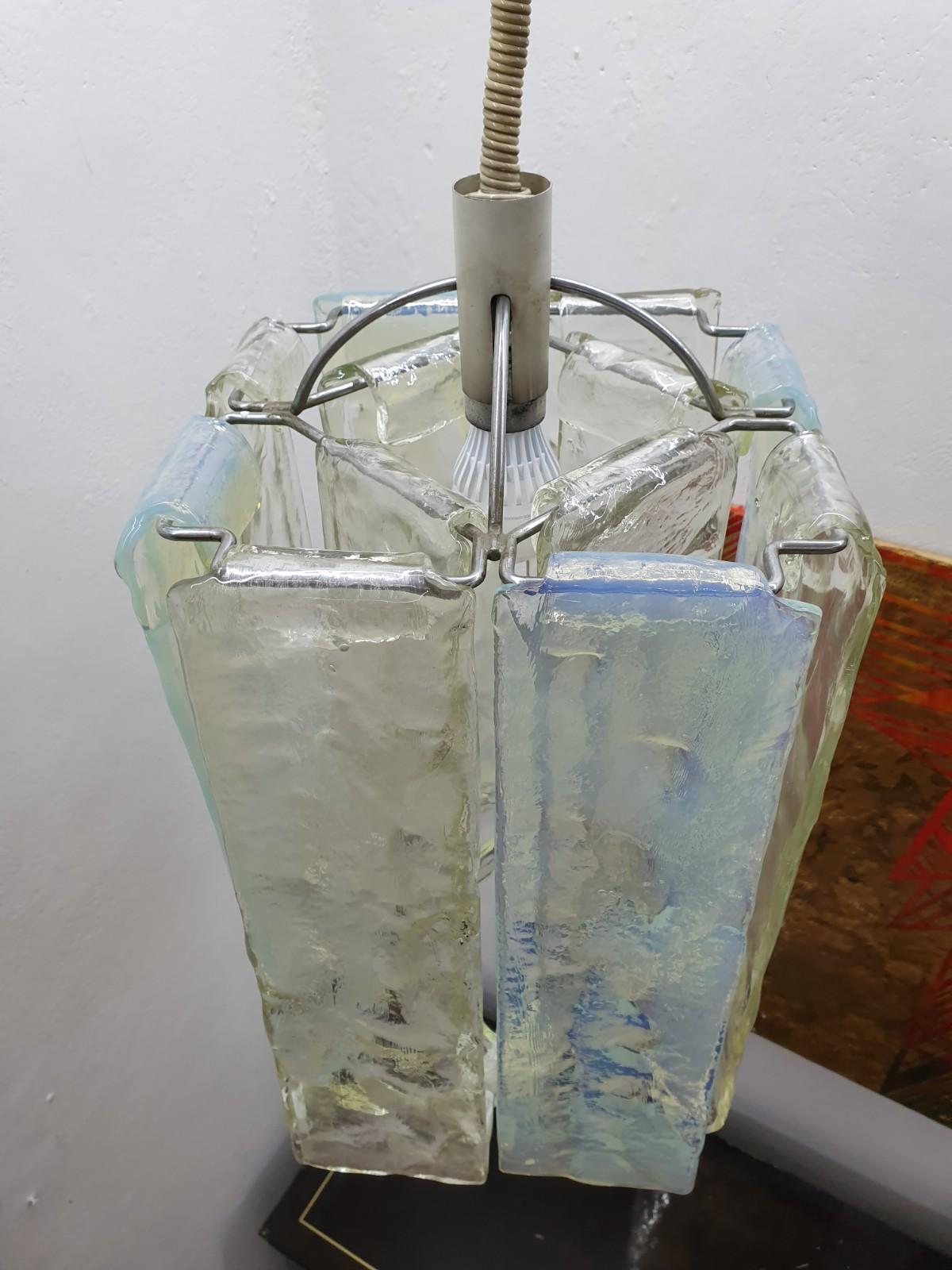 Lustre « Laguna » de style moderne du milieu du siècle dernier par Fratelli Toso, Renato Toso, 1968 7