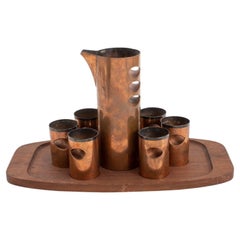 Mid-Century Modern Lambert Copperware Service