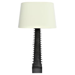 Mid Century Modern Lamp ( Bronze) Saw Tooth Shark bill