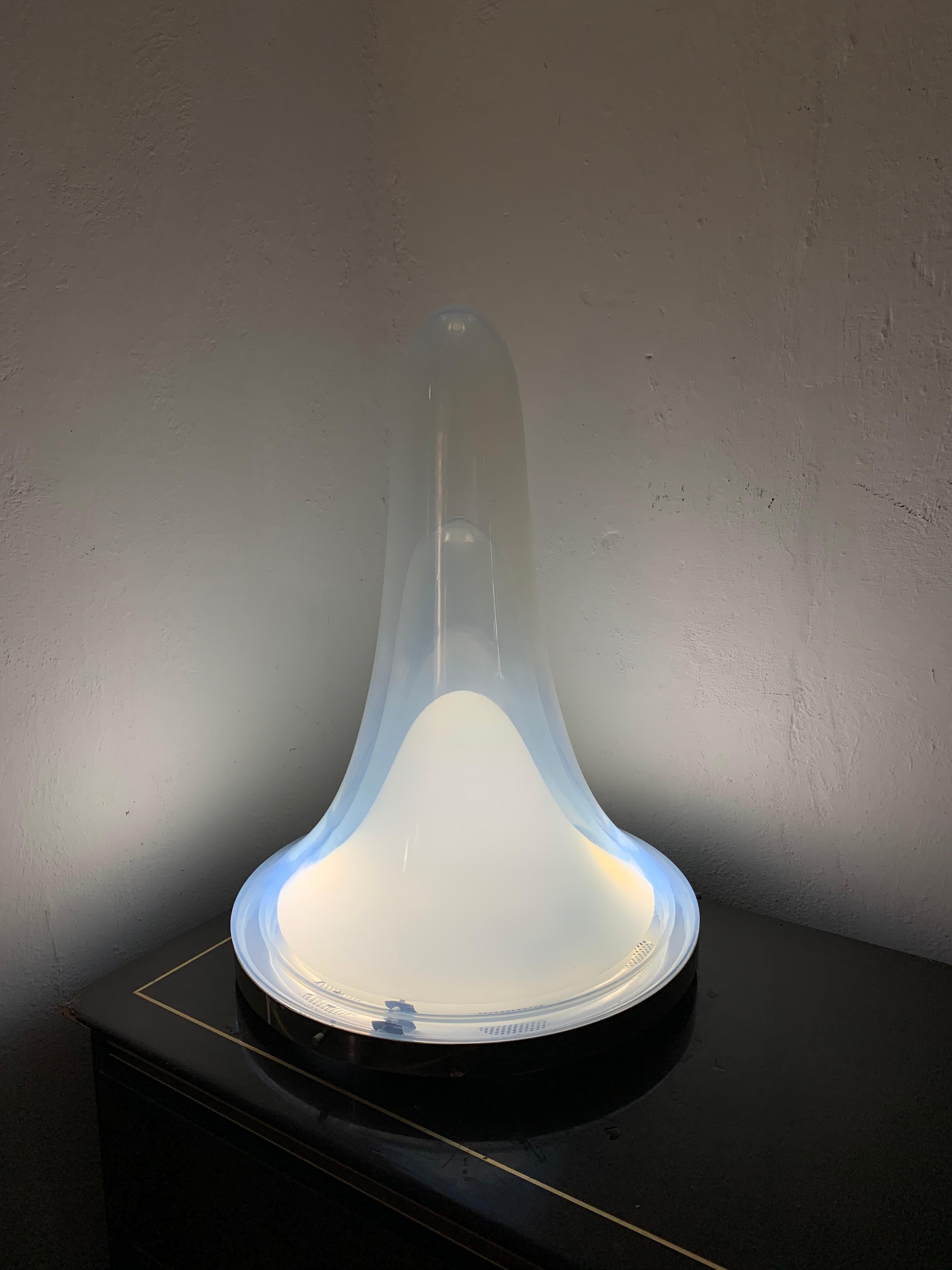 Mid-Century Modern Lamp by Carlo Nason for Mazzega in Murano Glass, circa 1960 3