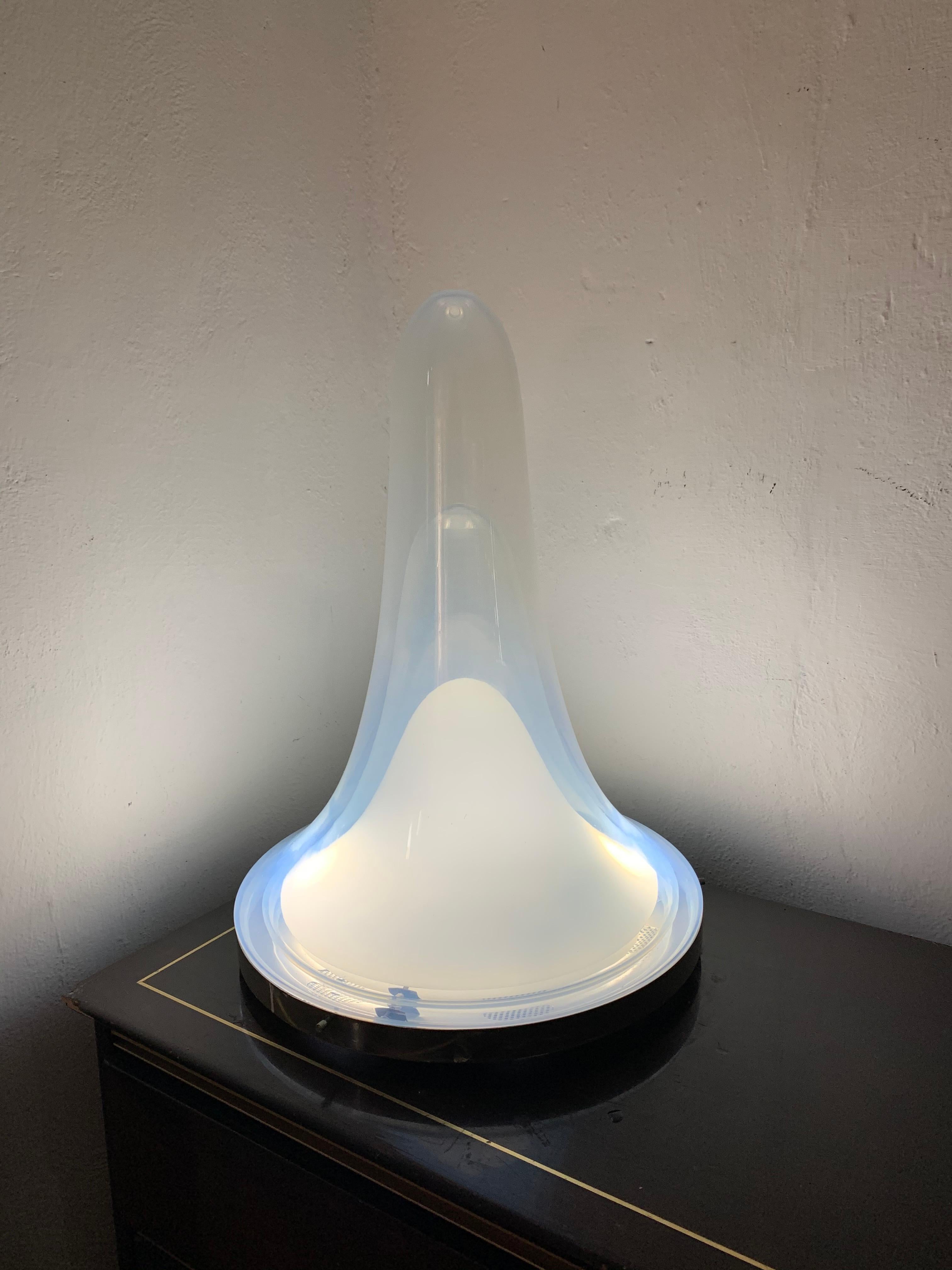 Mid-Century Modern Lamp by Carlo Nason for Mazzega in Murano Glass, circa 1960 4
