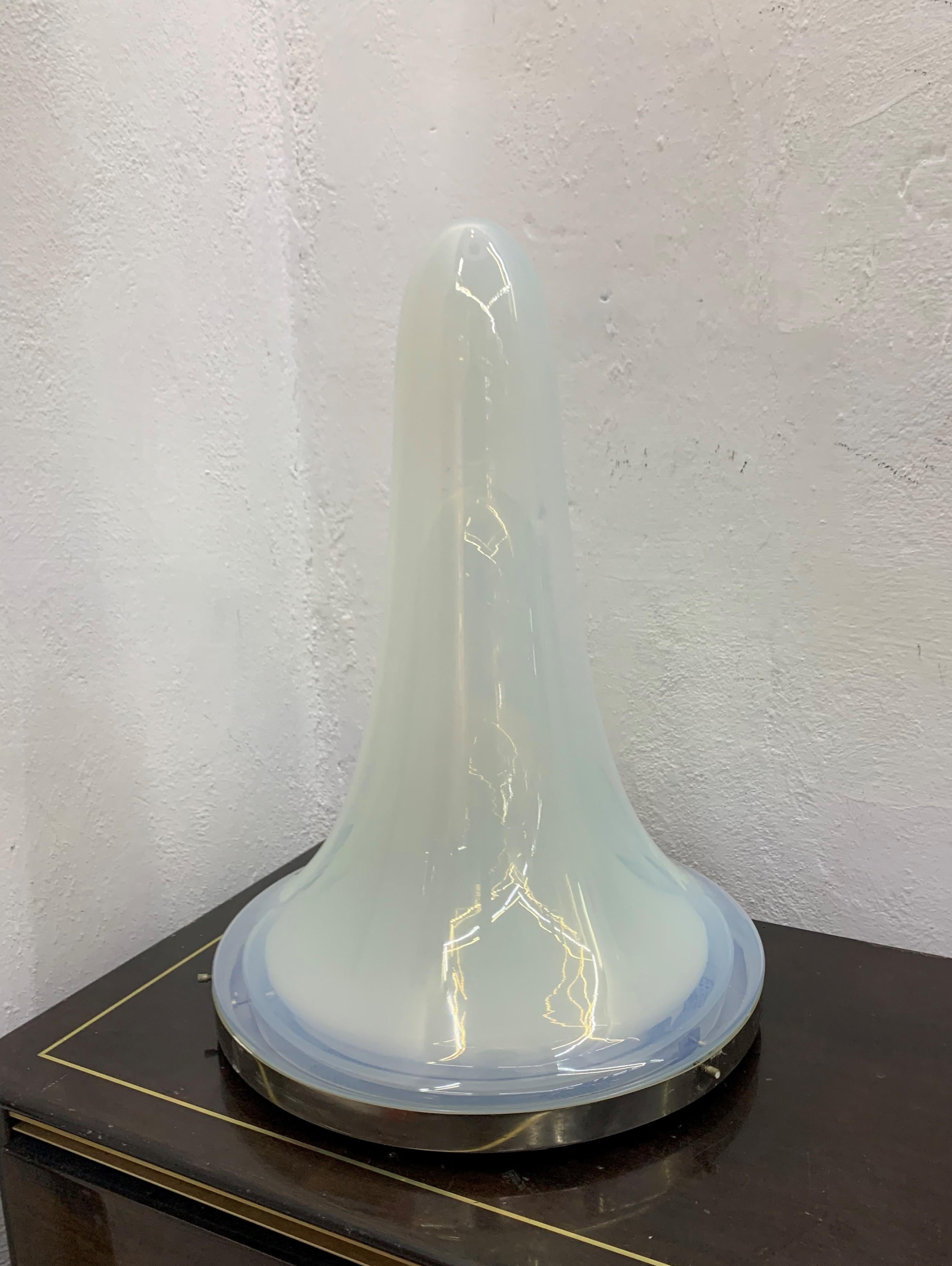 Italian Mid-Century Modern Lamp by Carlo Nason for Mazzega in Murano Glass, circa 1960