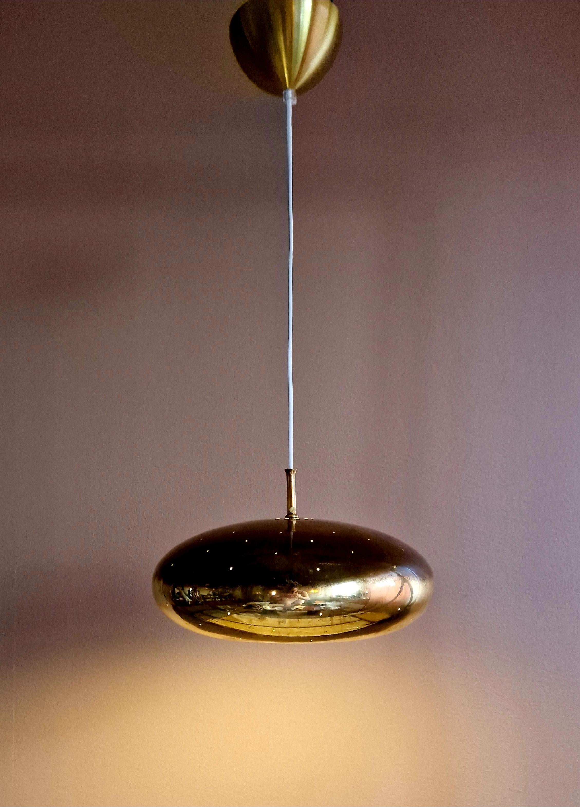Mid-Century Modern Mid Century Modern Lamp, Falkenbergs, 1960s, Brass For Sale