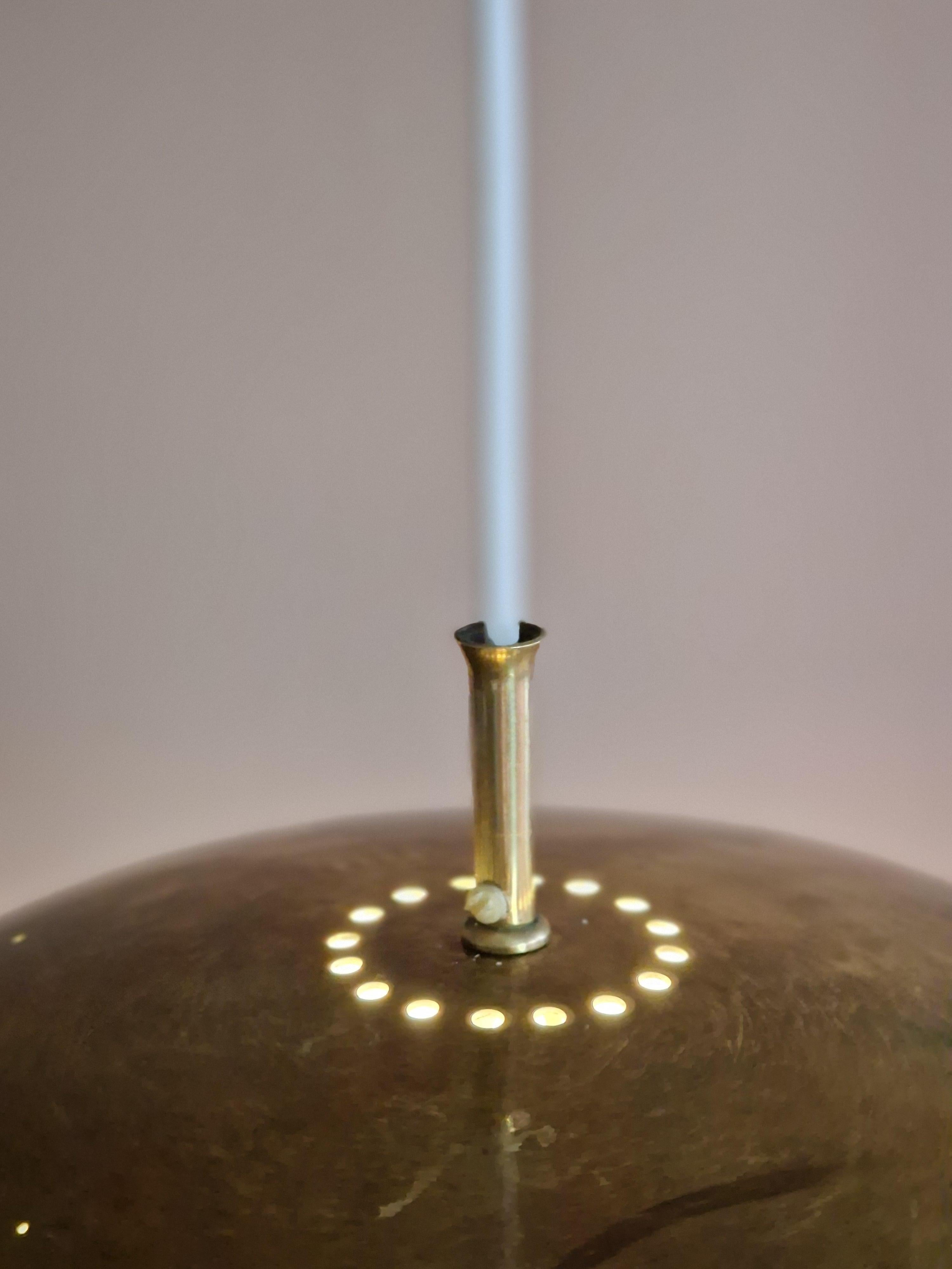 Mid Century Modern Lamp, Falkenbergs, 1960s, Brass For Sale 2