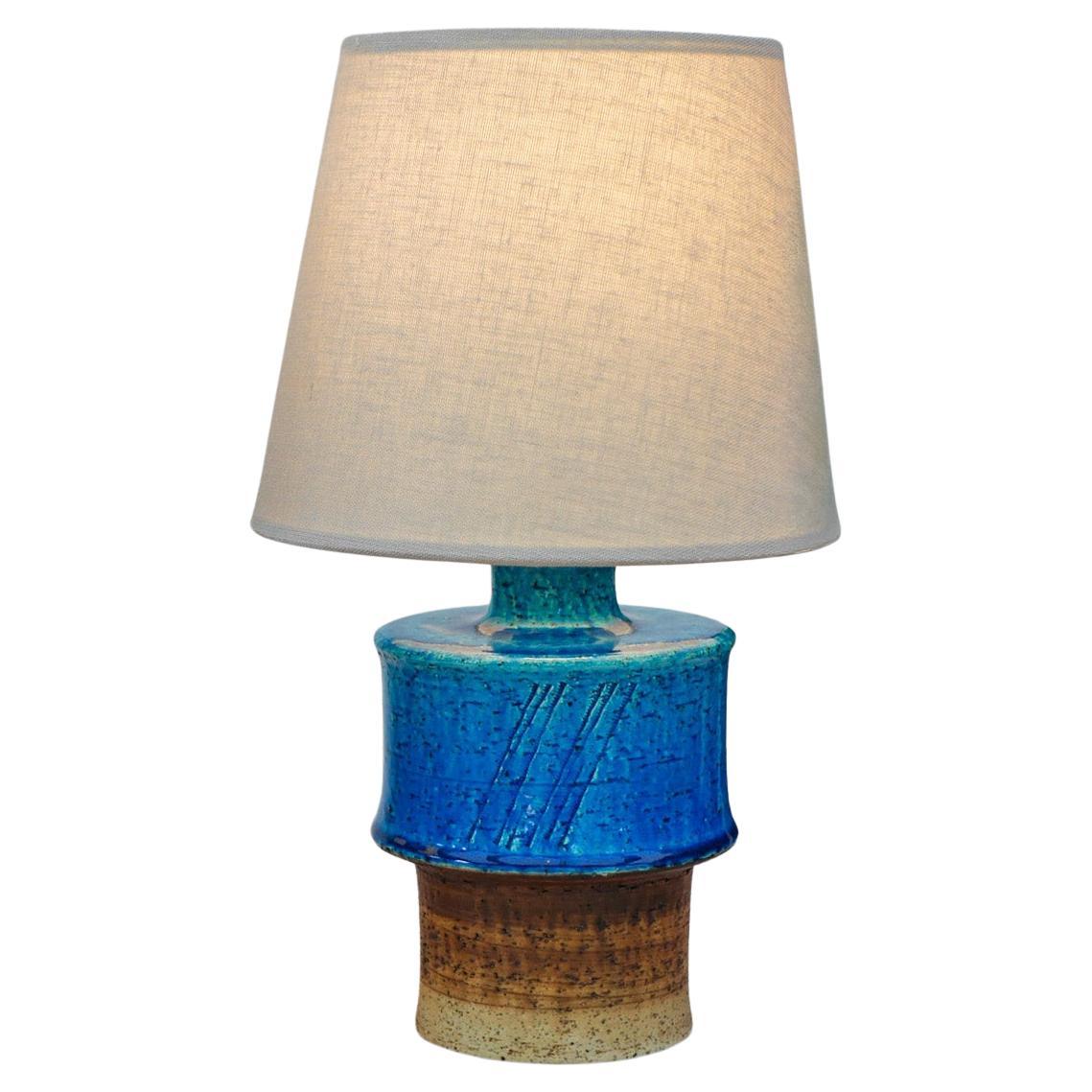 Mid-century modern lamp pottery table lamp by Inger Persson Rörstrand, Sweden
