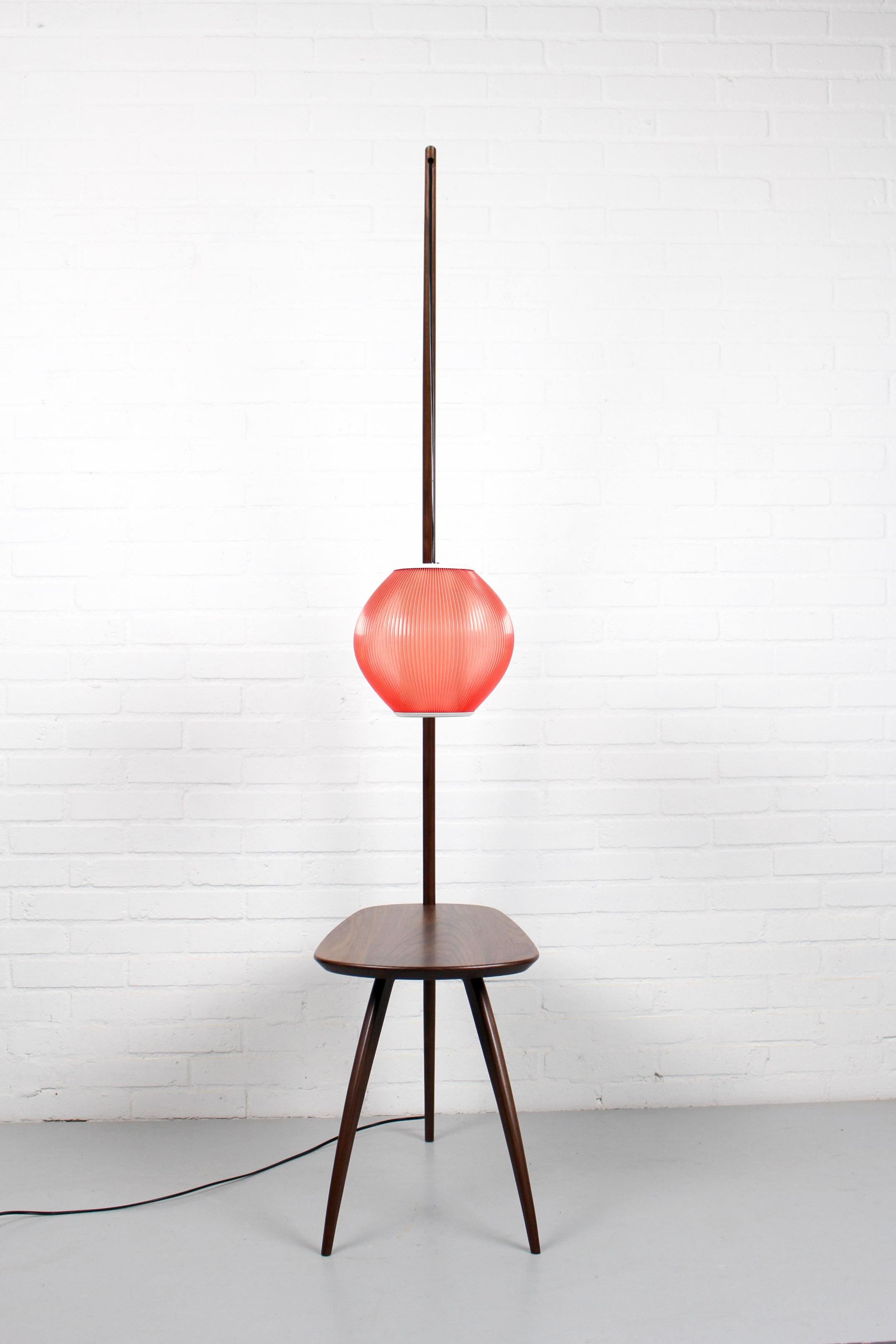 Mid-Century Modern Lampshade with American Nut Table 2