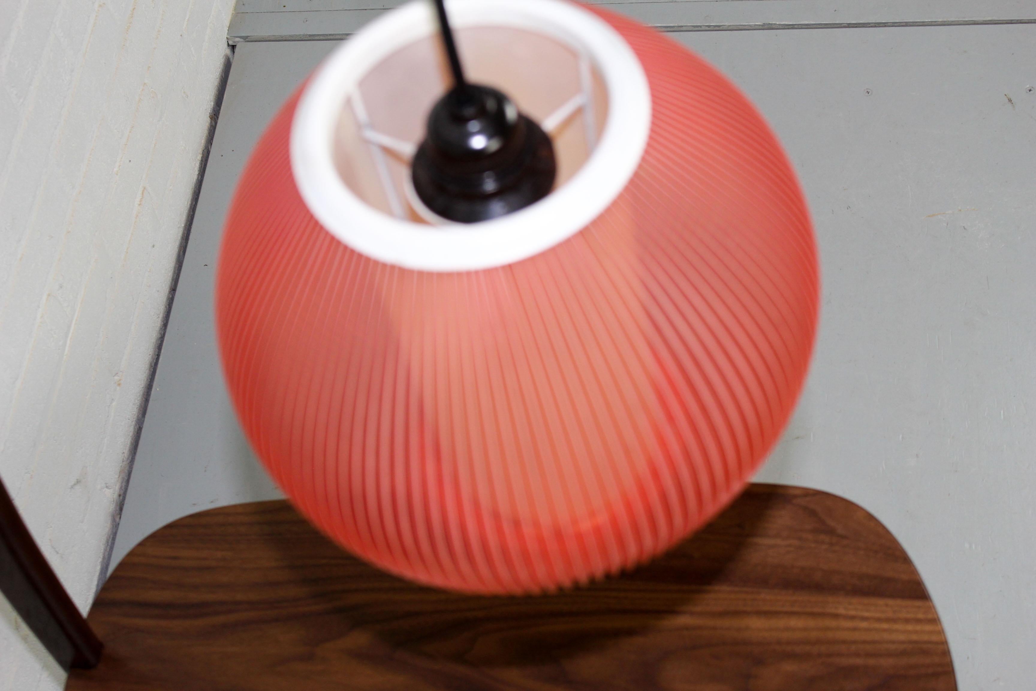 Mid-Century Modern Lampshade with American Nut Table 5