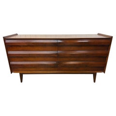 Mid-Century Modern Lane 1st Edition Walnut Dresser
