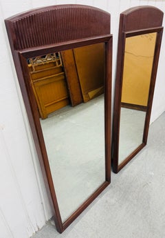 Mid-Century Modern Lane 1st Edition Walnut Mirrors - Set of 2