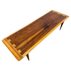 Mid-Century Modern Lane Acclaim Walnut Coffee Table - Refinished!