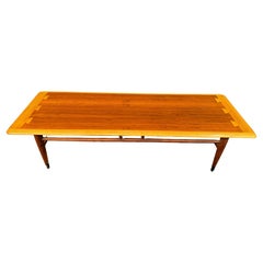 Vintage Mid-Century Modern Lane Acclaim Walnut Dovetailed Coffee Table