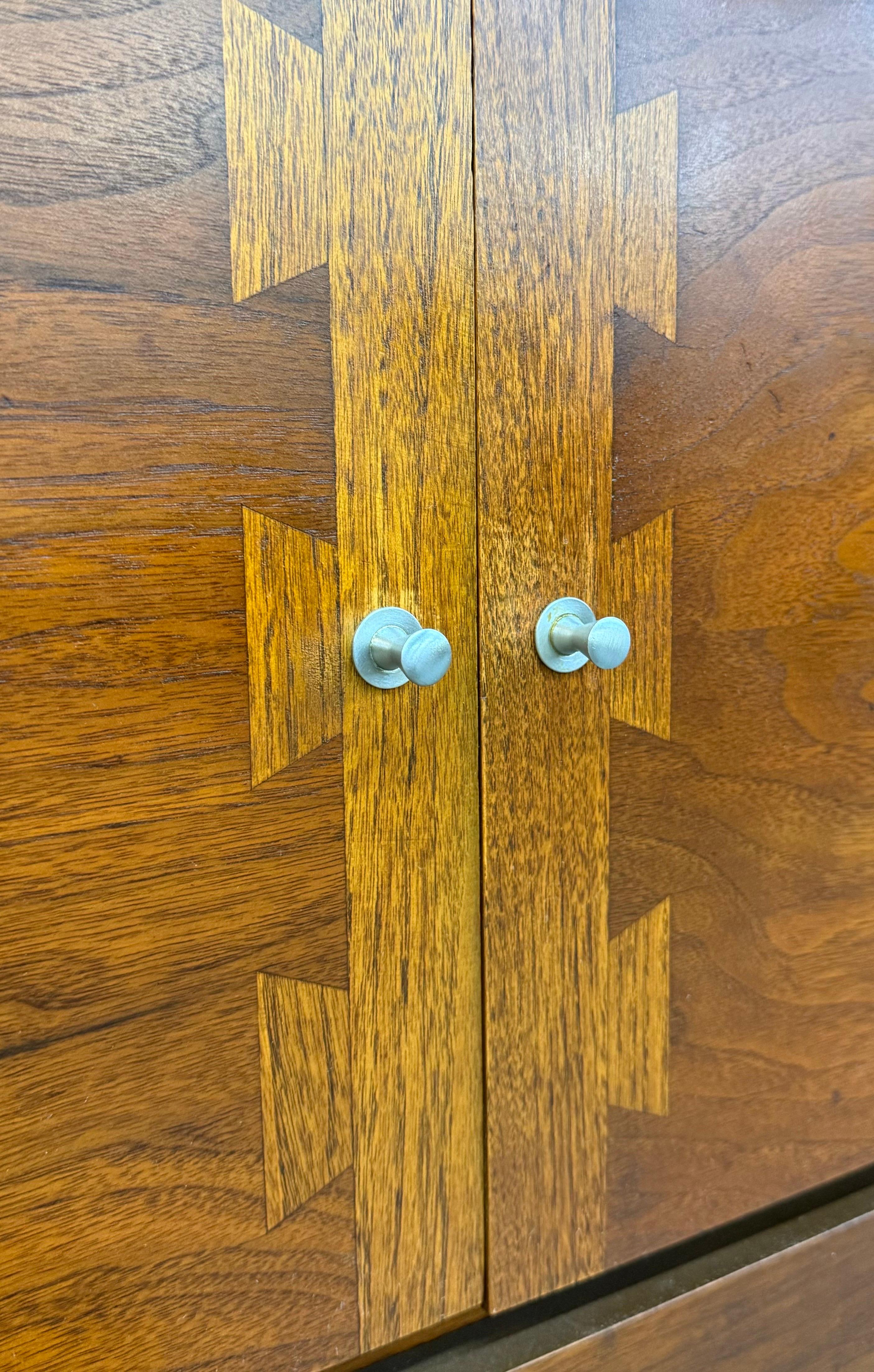 Mid-Century Modern Lane Acclaim Walnut High Chest 4