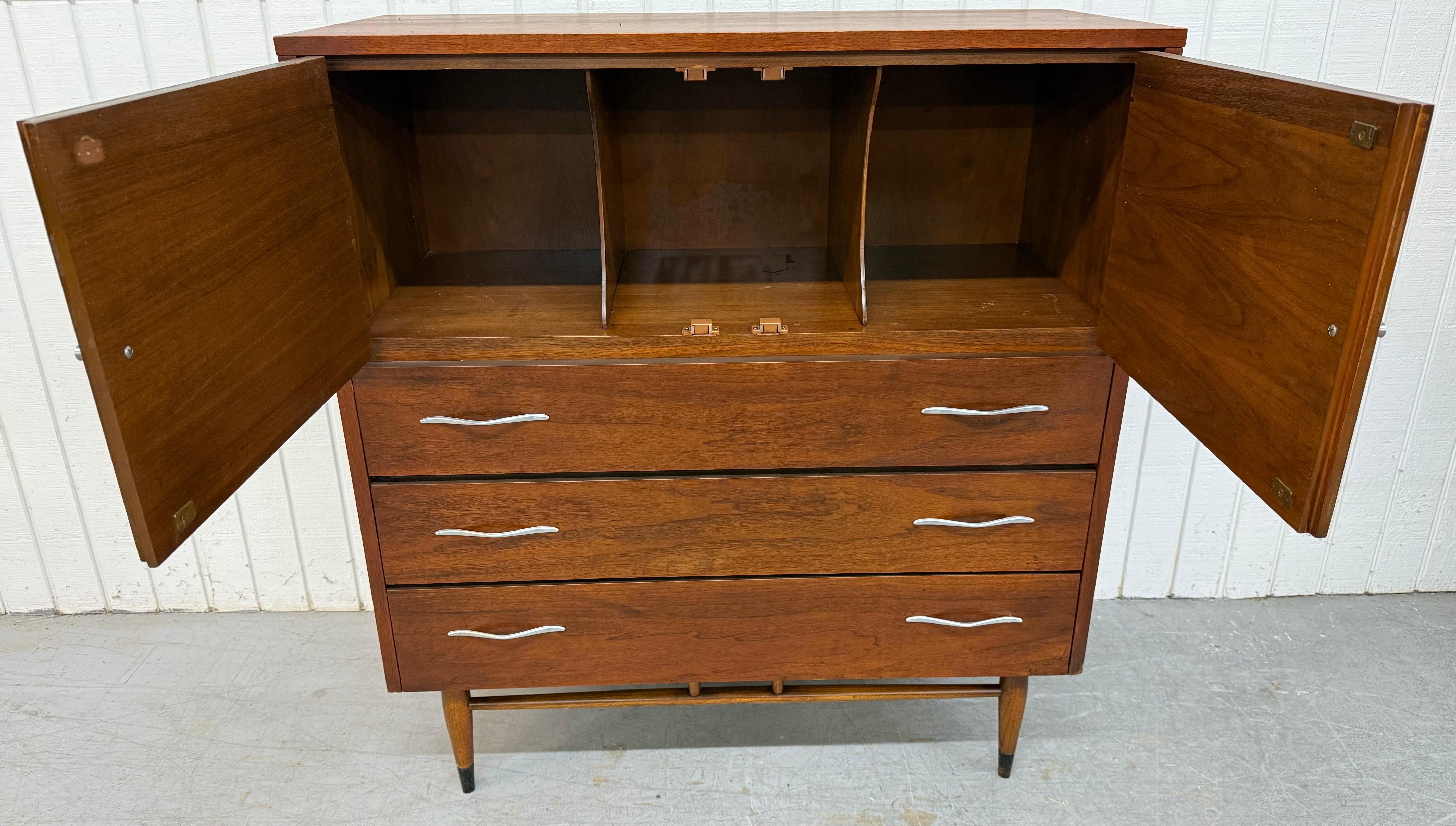 Mid-Century Modern Lane Acclaim Walnut High Chest 1