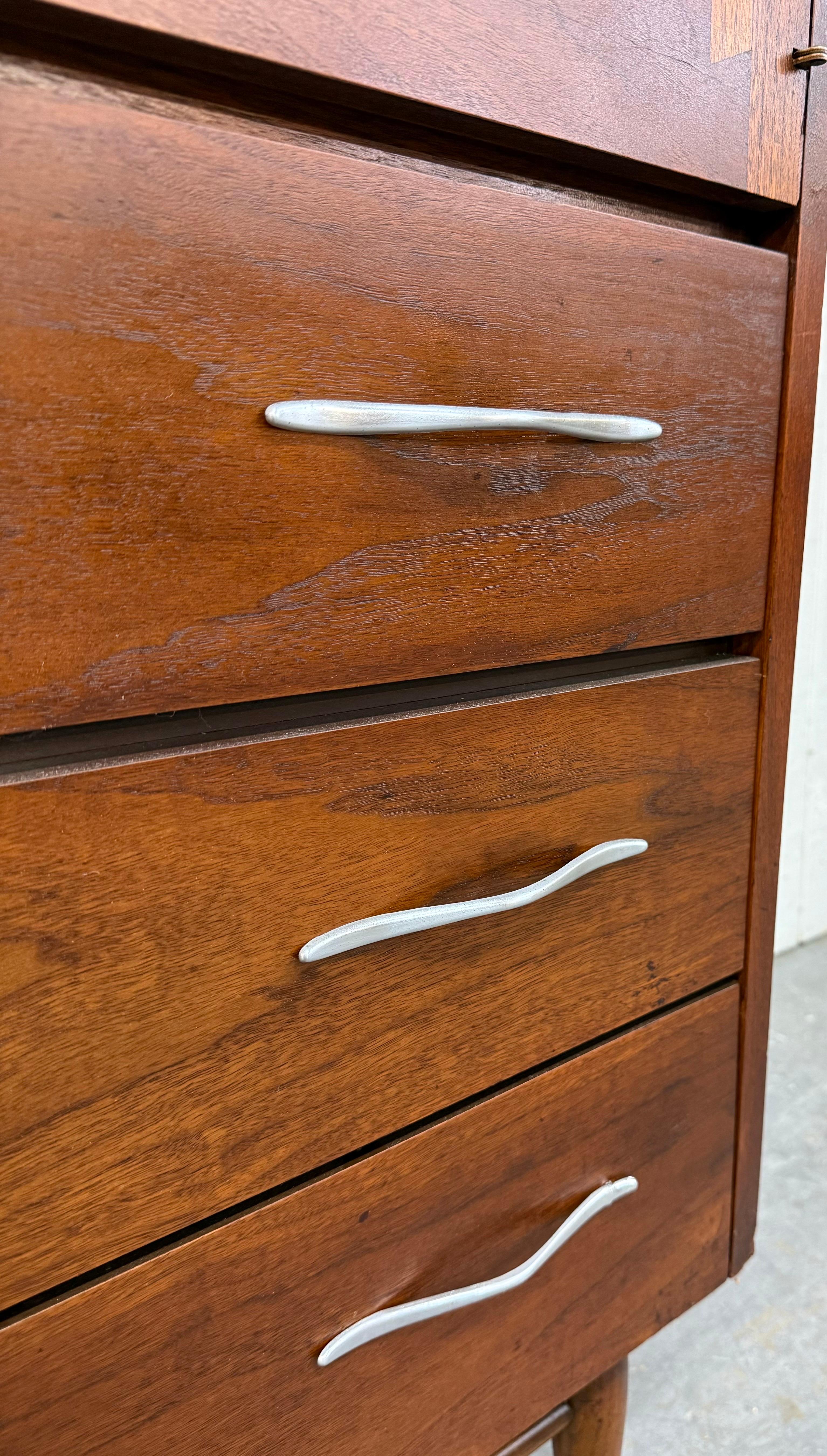 Mid-Century Modern Lane Acclaim Walnut High Chest 3