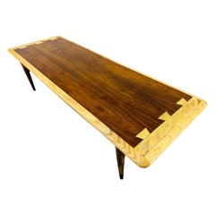Mid-Century Modern Lane Acclaimed Walnut Coffee Table