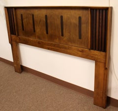 Mid-Century Modern Lane Altavista Rosewood Pecan Queen Size Headboard, 1960s