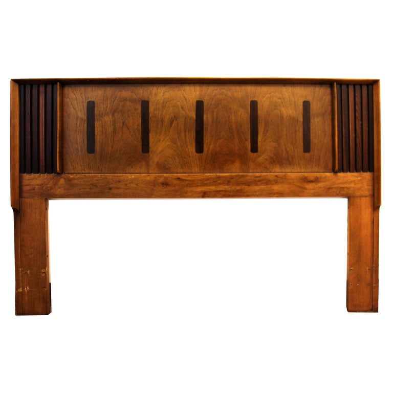 MidCentury Modern Lane Altavista Rosewood Pecan Queen Size Headboard