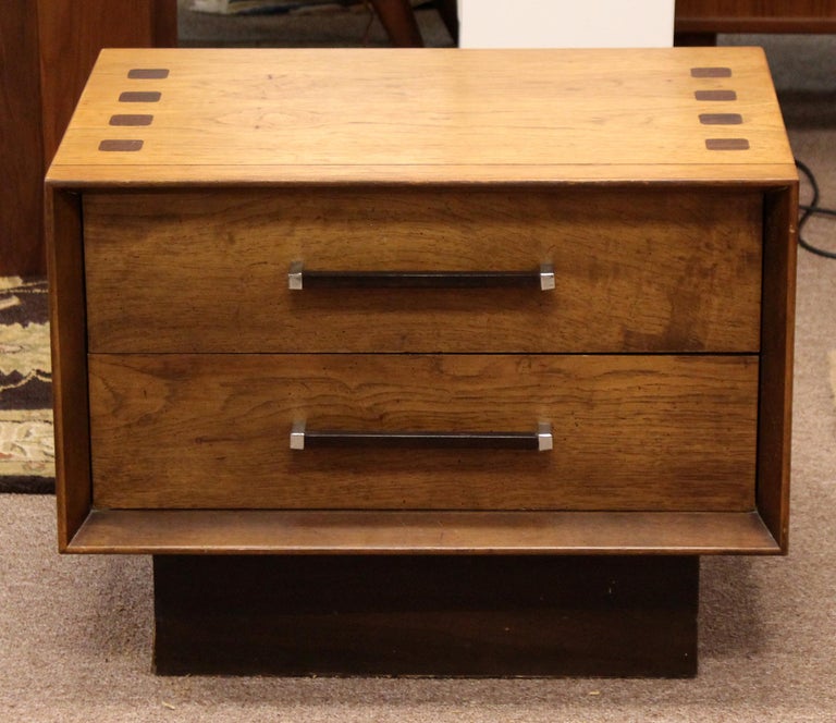 MidCentury Modern Lane Altavista Rosewood Walnut Nightstand, 1960s at