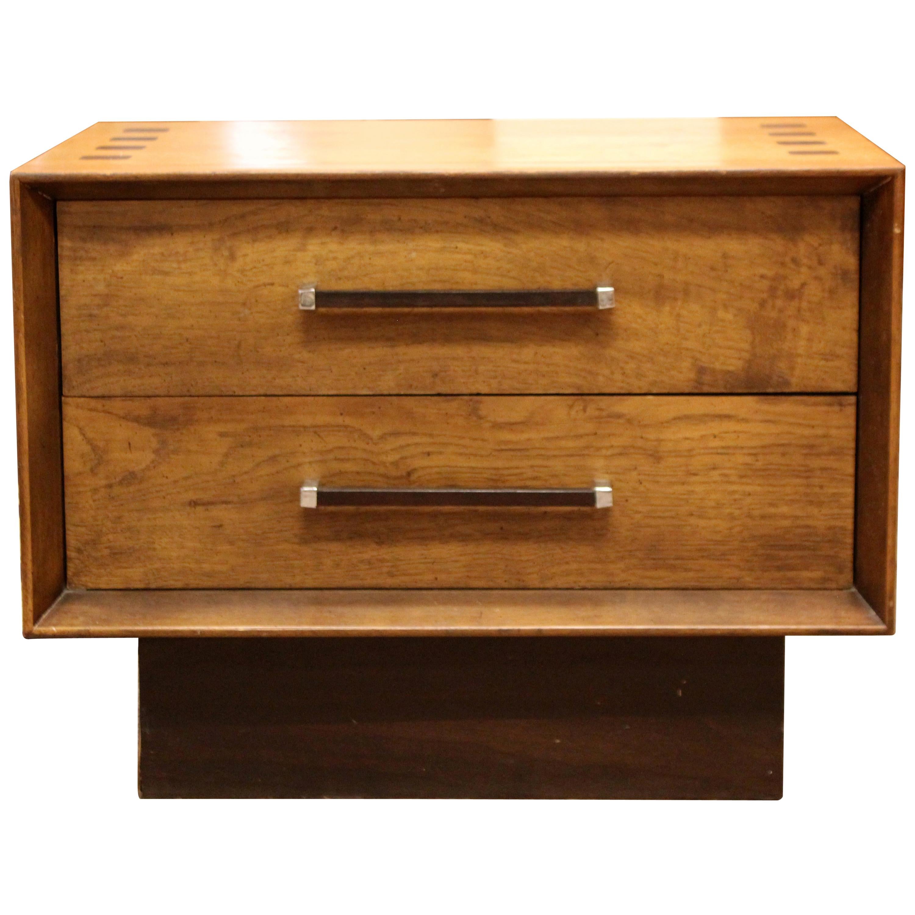 Mid-Century Modern Lane Altavista Rosewood Walnut Nightstand, 1960s