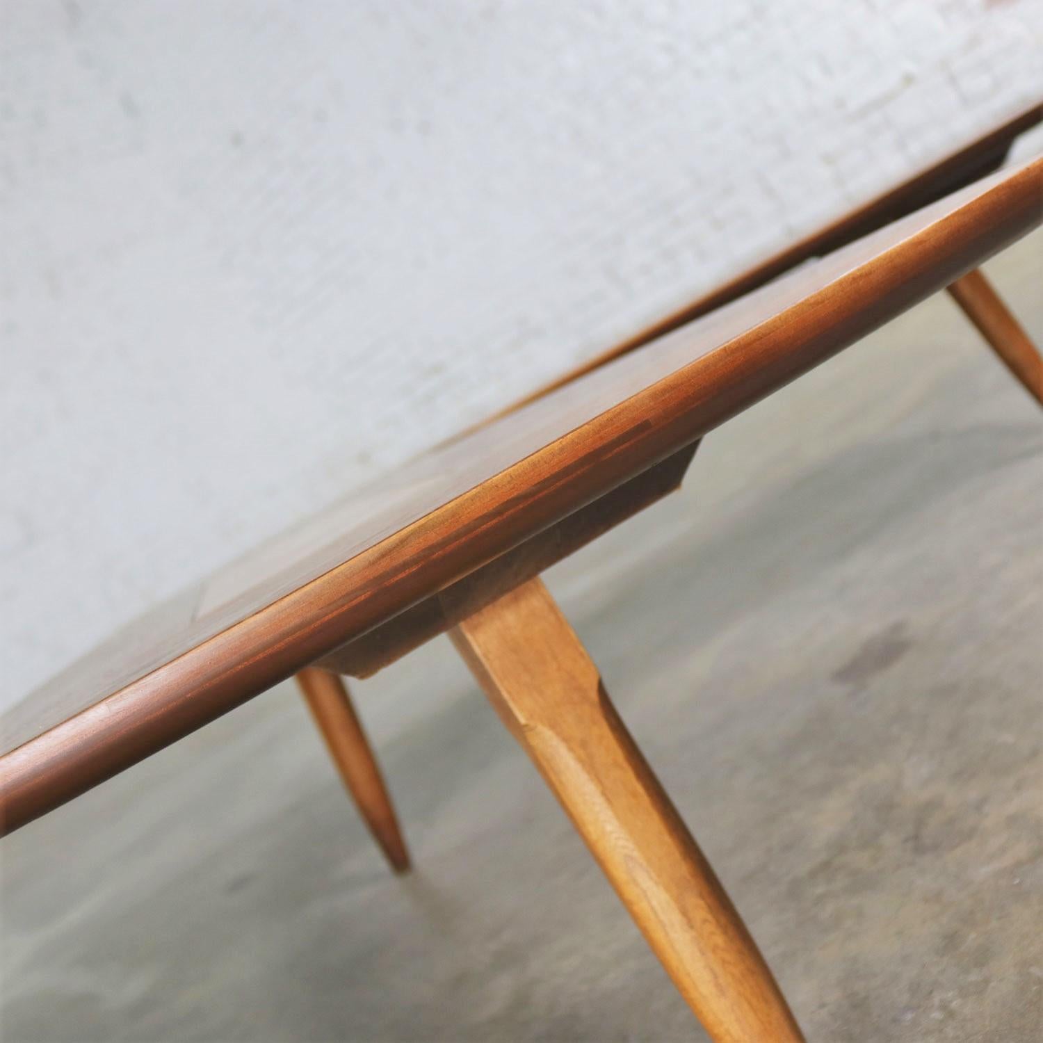 Mid-Century Modern Lane Boomerang Coffee Table with Inlaid Burl Style #1929 7