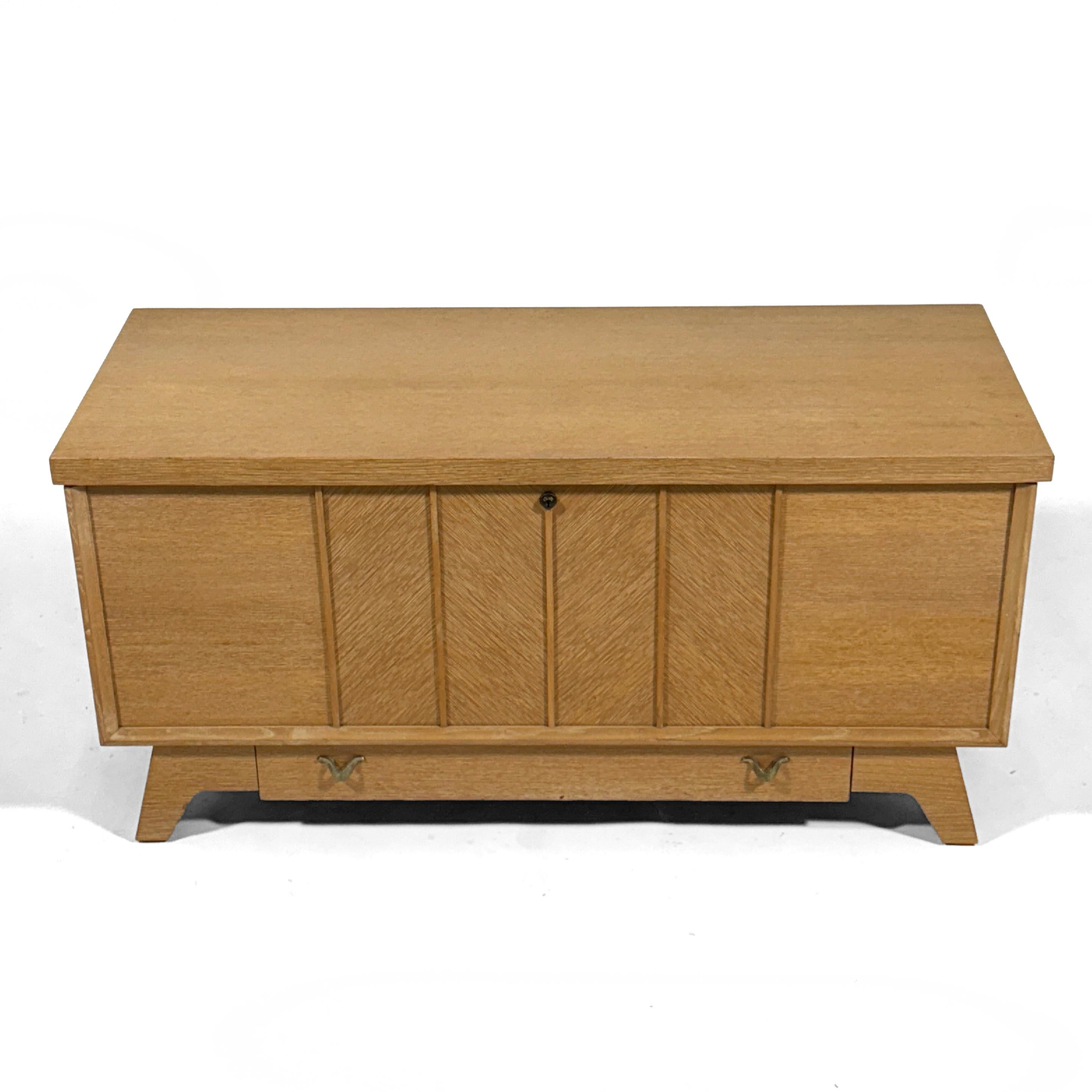 1950s USA vintage チェスト Mid-Century Modern Lane Cedar Chest, Blonde Oak, USA, 1950s For