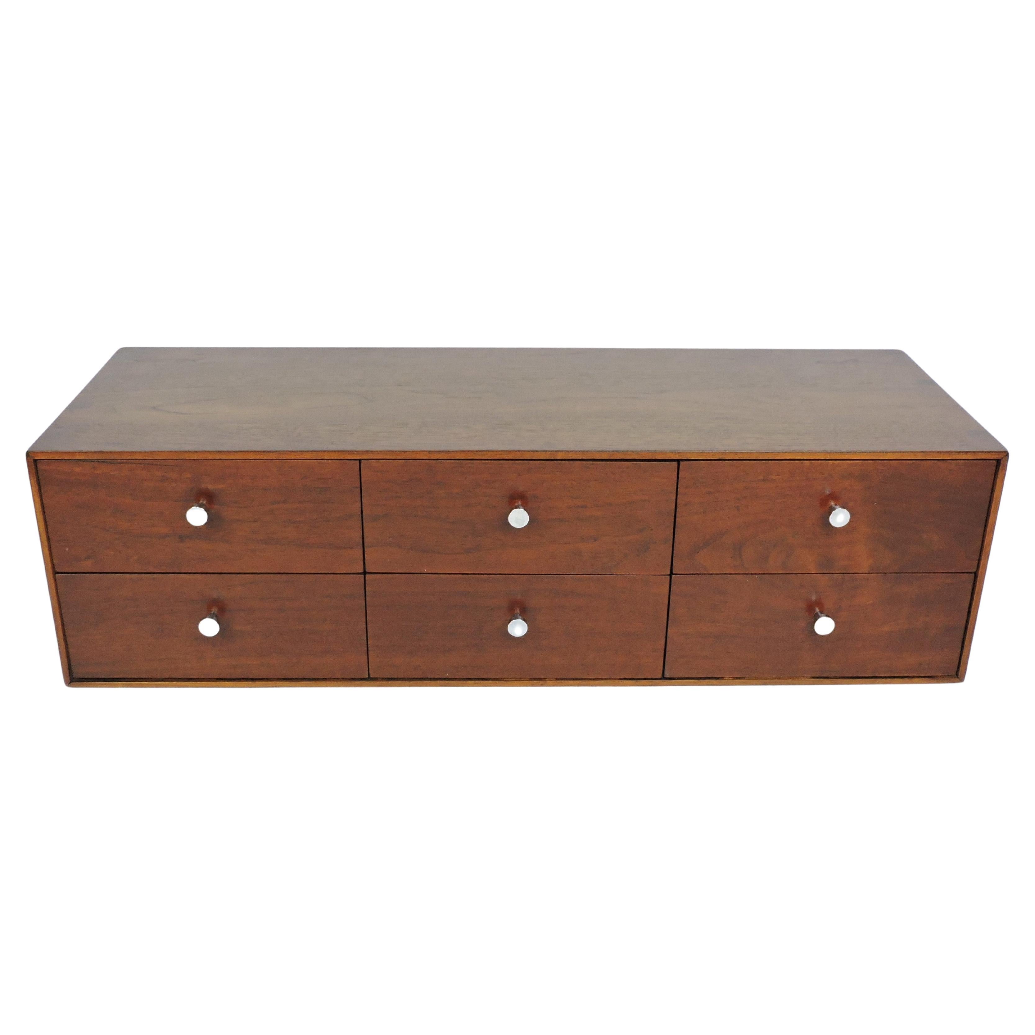 Coffre à bijoux Lane
s Nelson Style Mid Century Modern Cabinet Box