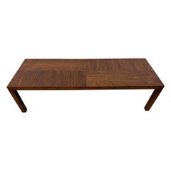 Mid-Century Modern Lane Parsons Style Walnut Coffee Table - Refinished!