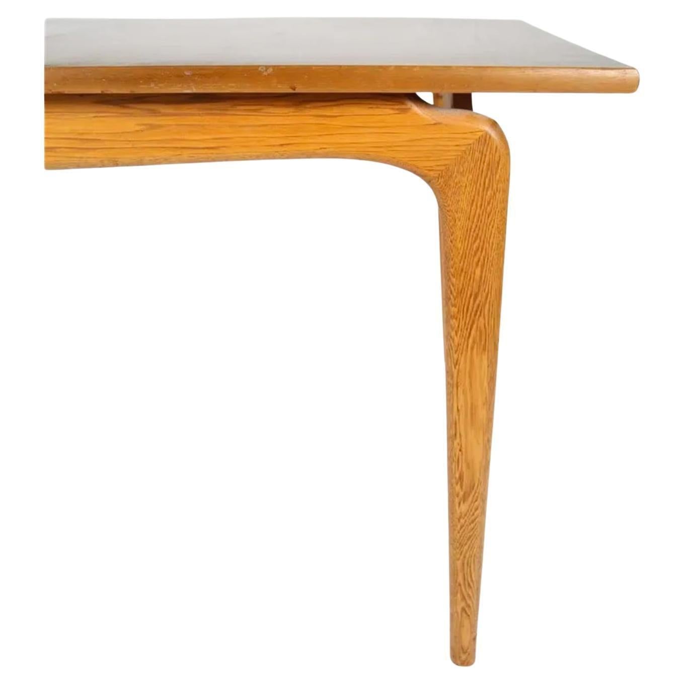 Mid-Century Modern Lane Perception Group extension de salle à manger du milieu du siècle dernier avec table à 3 feuilles en vente