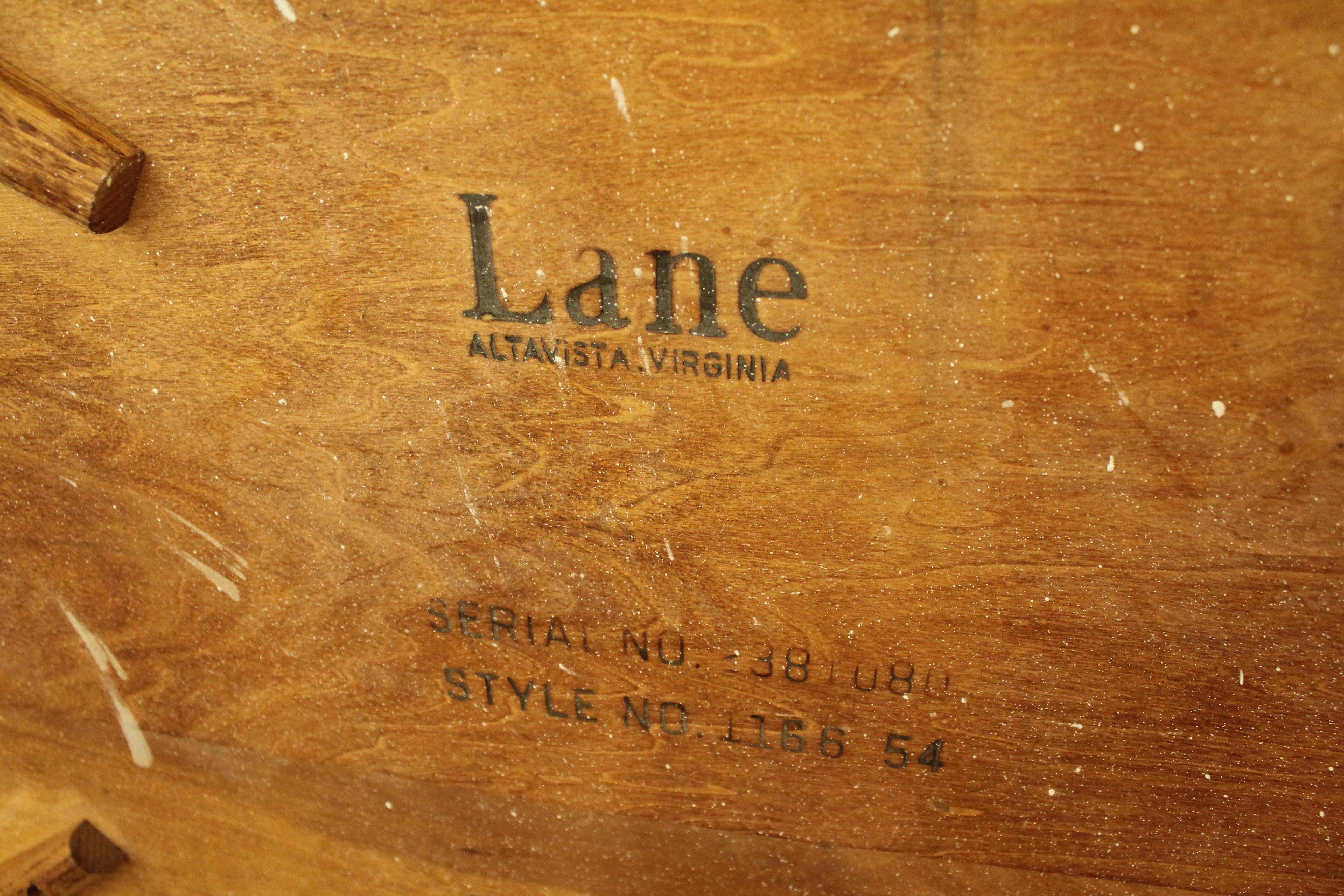 Mid-Century Modern Lane 'Perception' Walnut Kidney Coffee Table by Lane 2