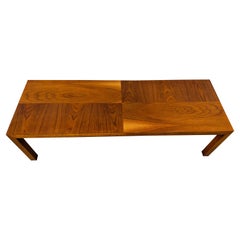 Mid-Century Modern Lane Rectangular Walnut Coffee Table