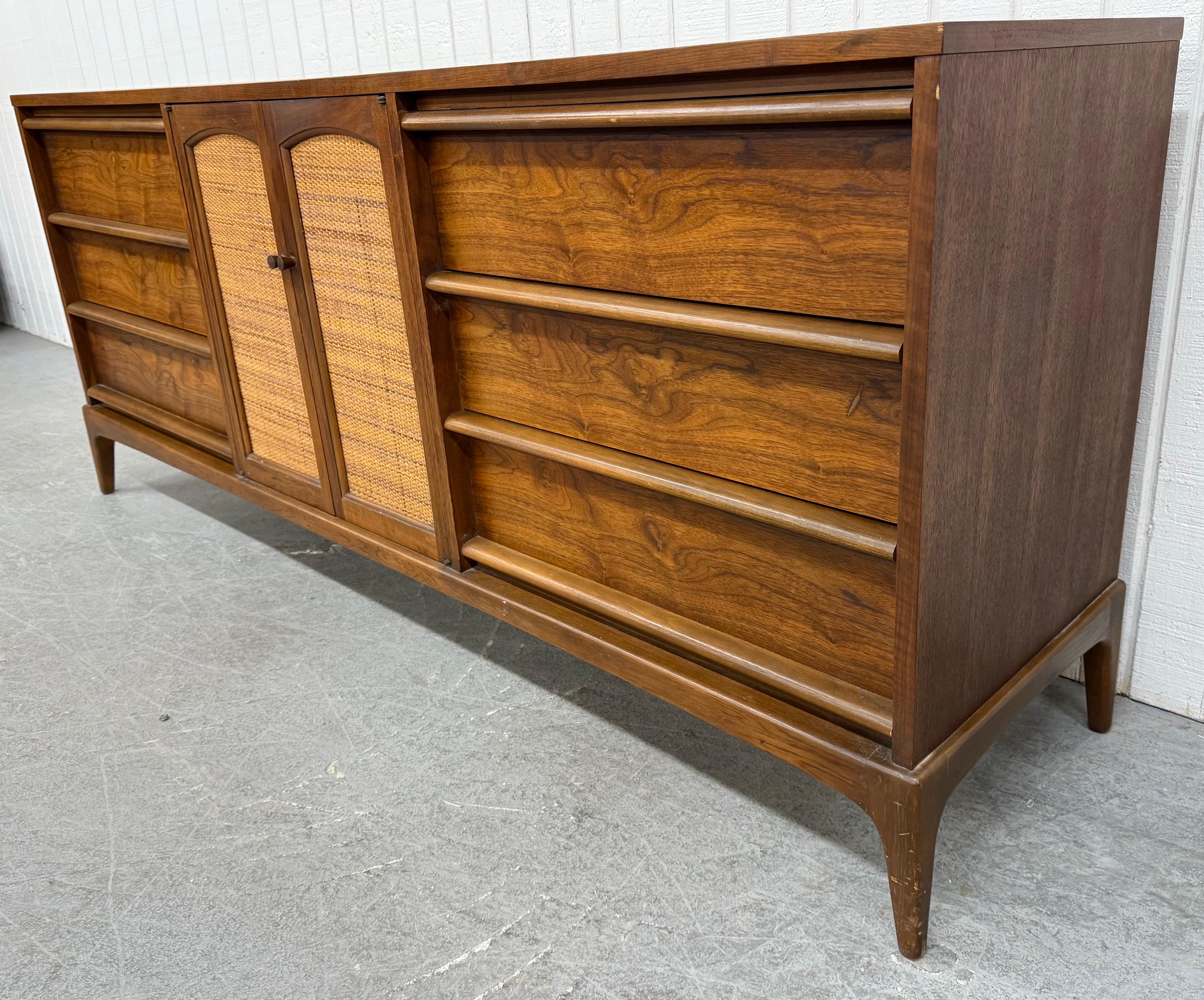American Mid-Century Modern Lane Rhythm Walnut Dresser