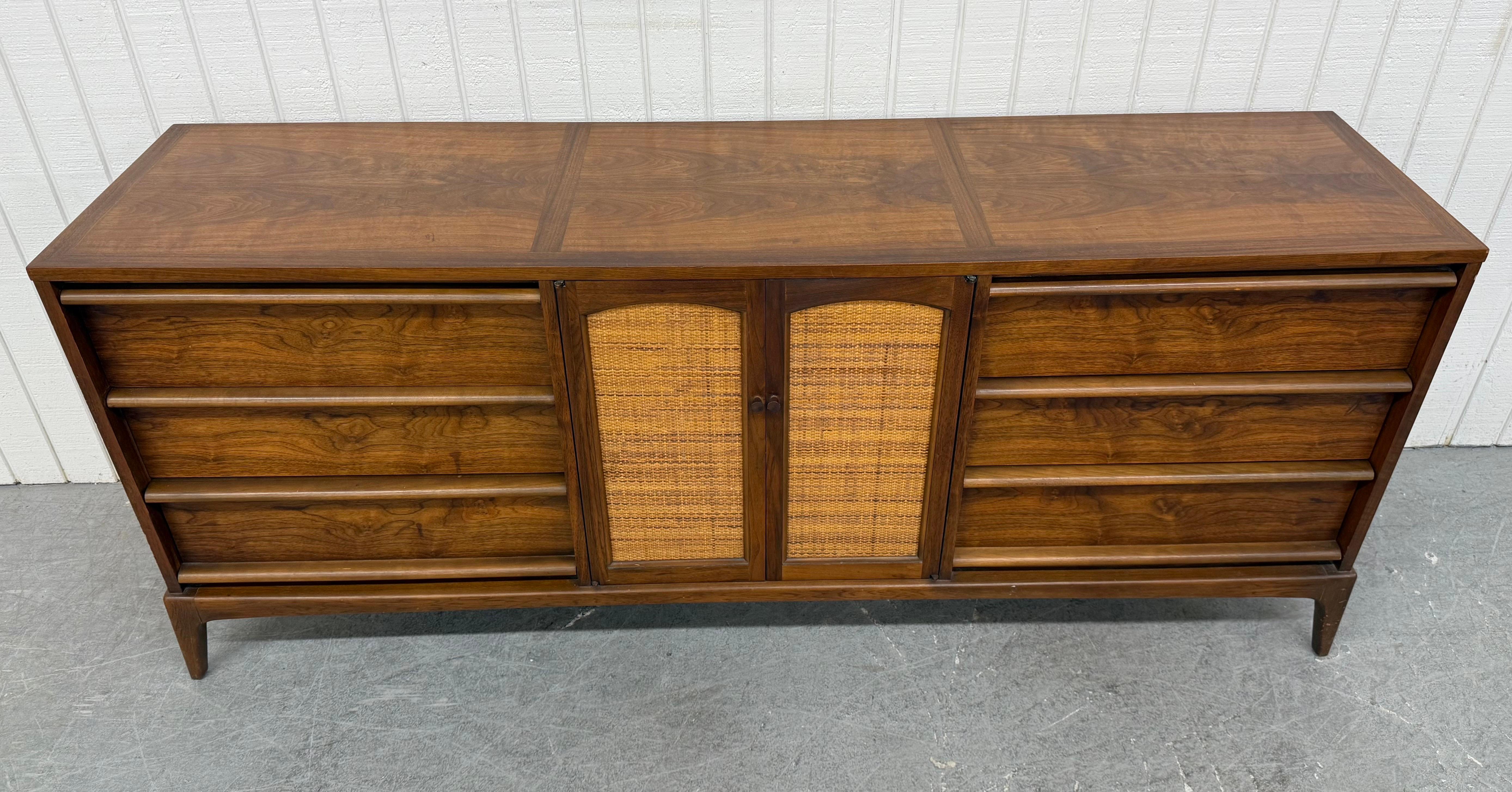 20th Century Mid-Century Modern Lane Rhythm Walnut Dresser