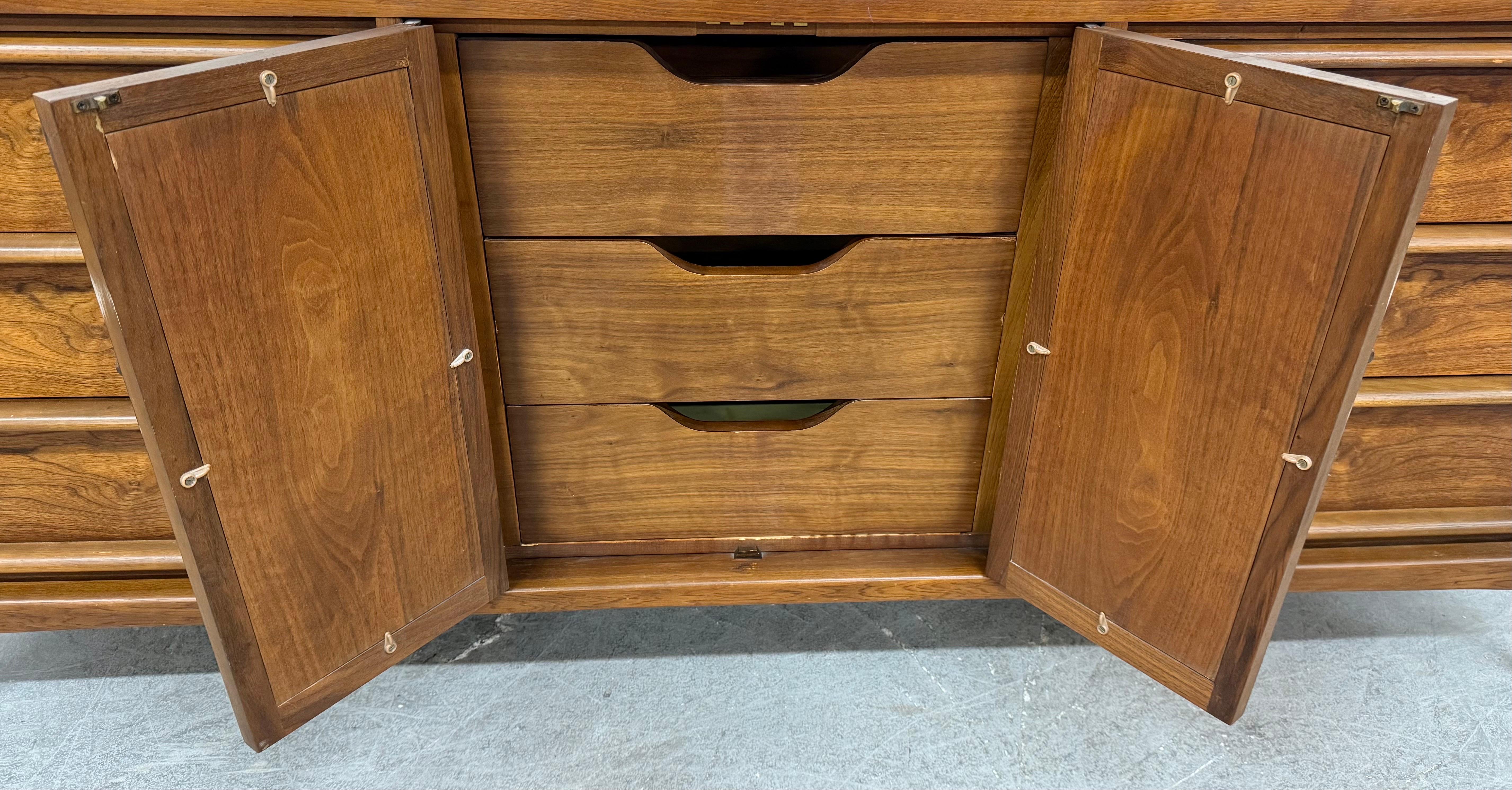 Mid-Century Modern Lane Rhythm Walnut Dresser 2