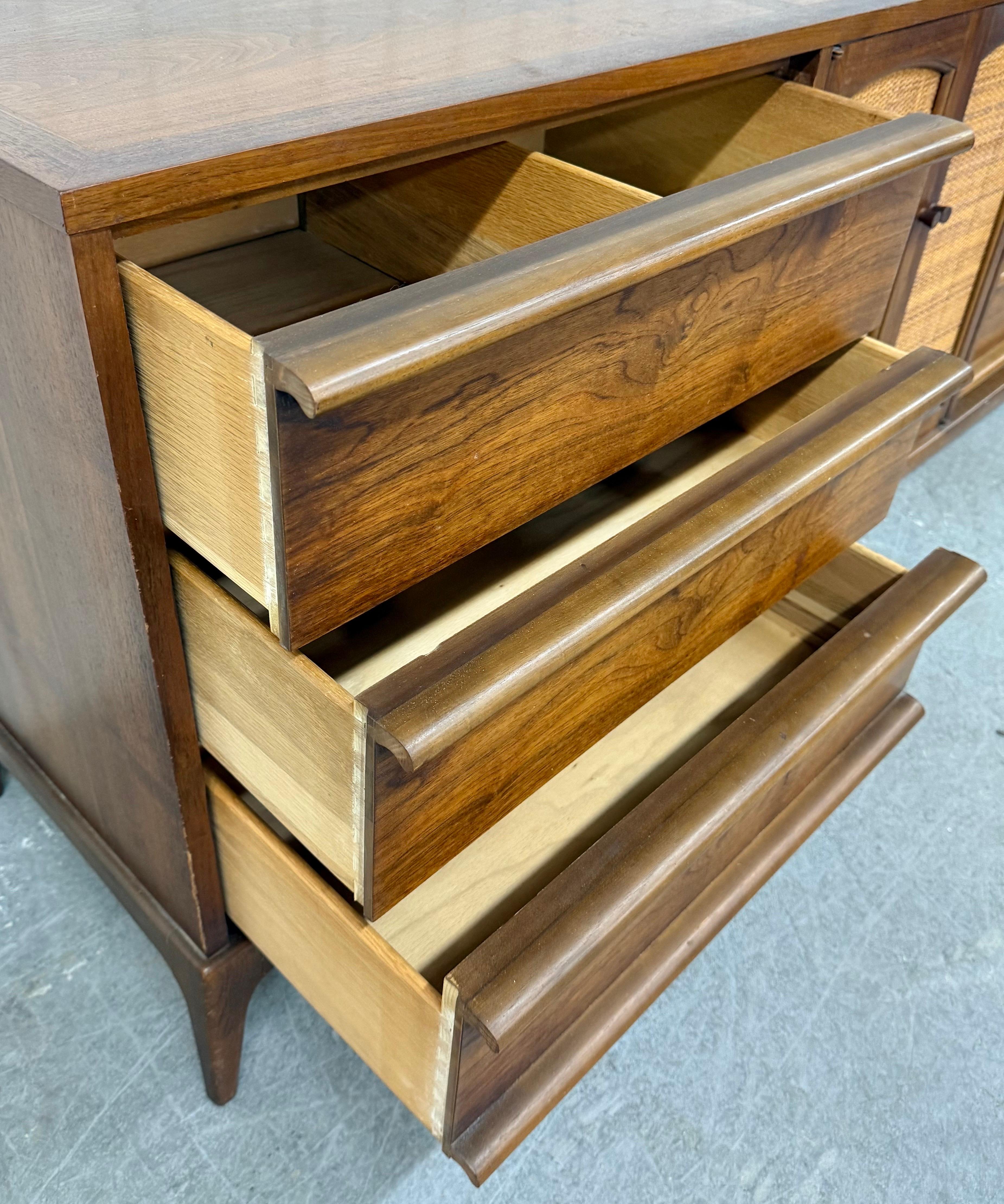 Mid-Century Modern Lane Rhythm Walnut Dresser 3