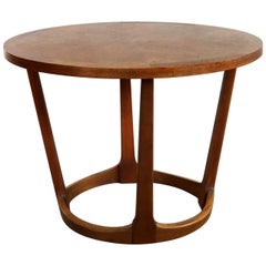 Mid-Century Modern Lane Round Drum End Table 997-22 from the Rhythm Collection
