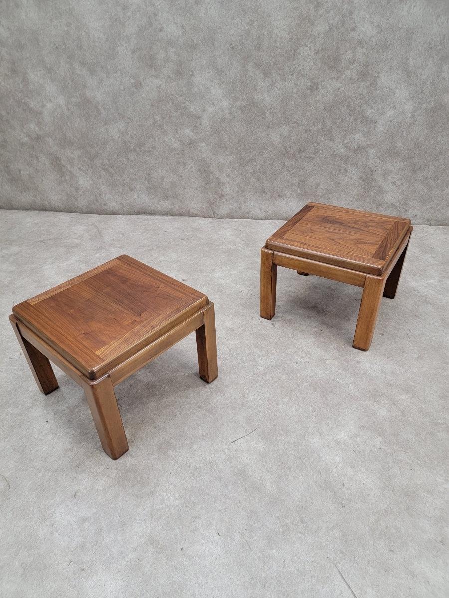 Mid-Century Modern Mid Century Modern Lane Side Tables - Pair For Sale