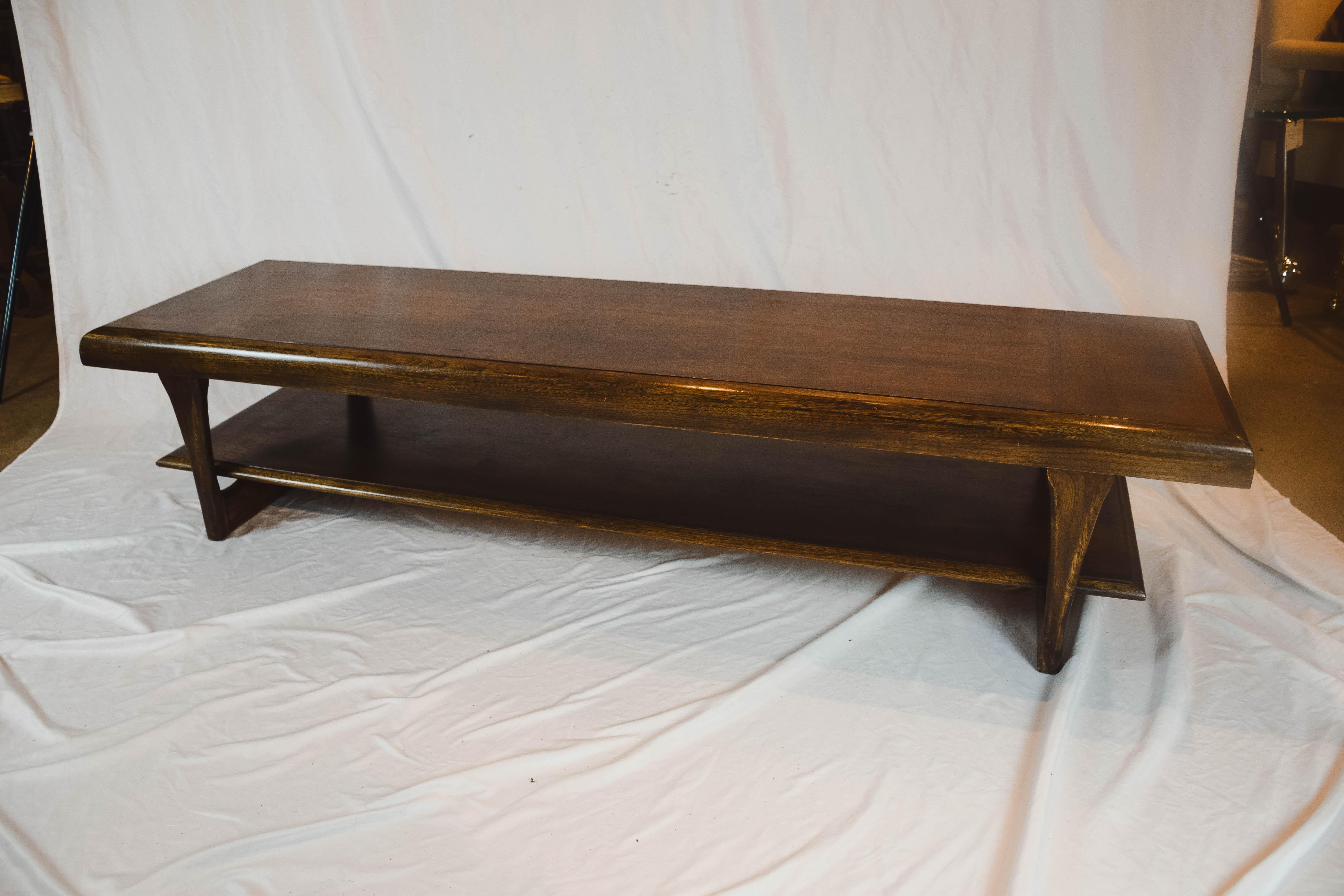 Mid-Century Modern Lane Two-Tier Coffee Table 6