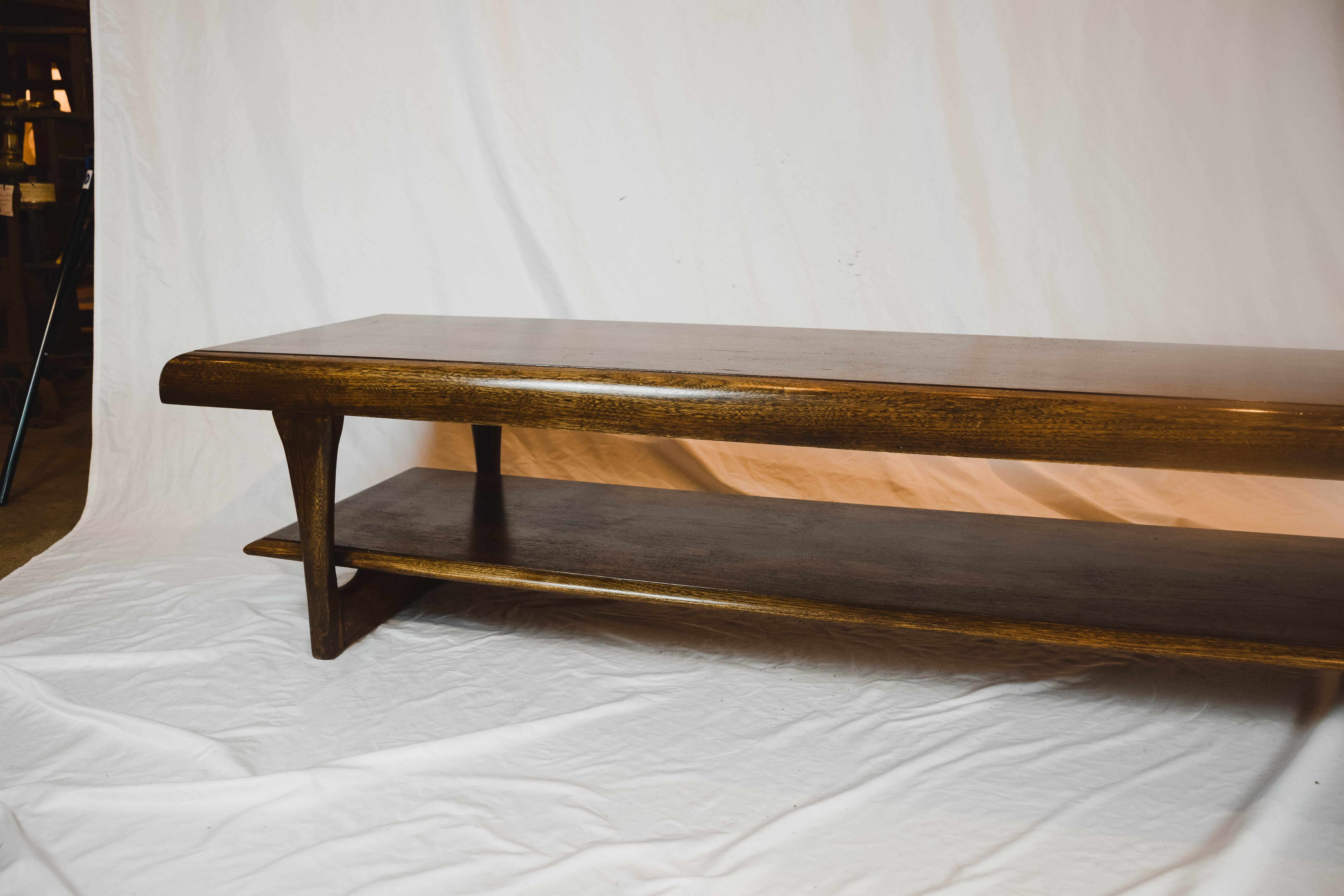 Mid-Century Modern Lane Two-Tier Coffee Table 7