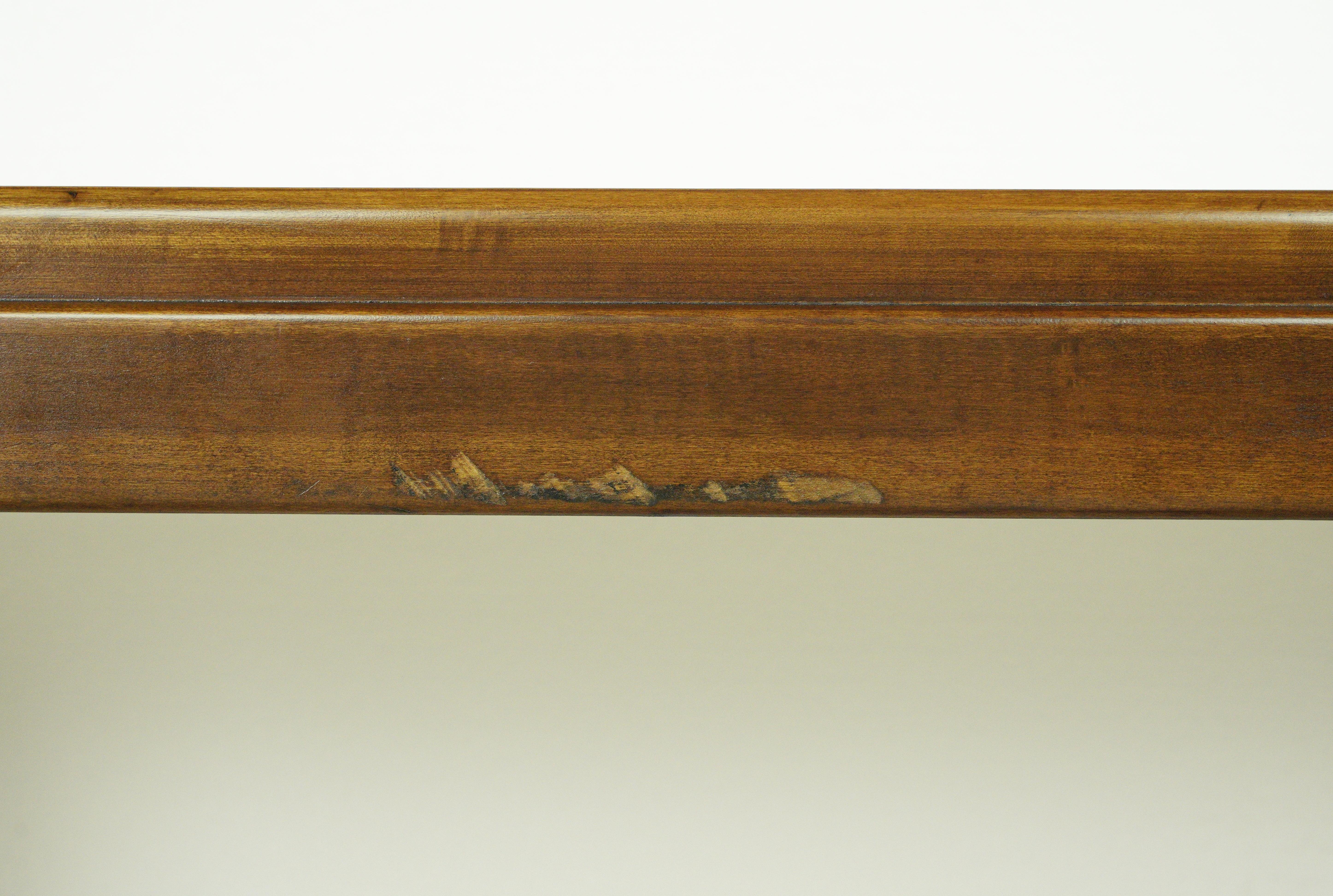 20th Century Mid-Century Modern Lane Walnut Console Sofa Table For Sale