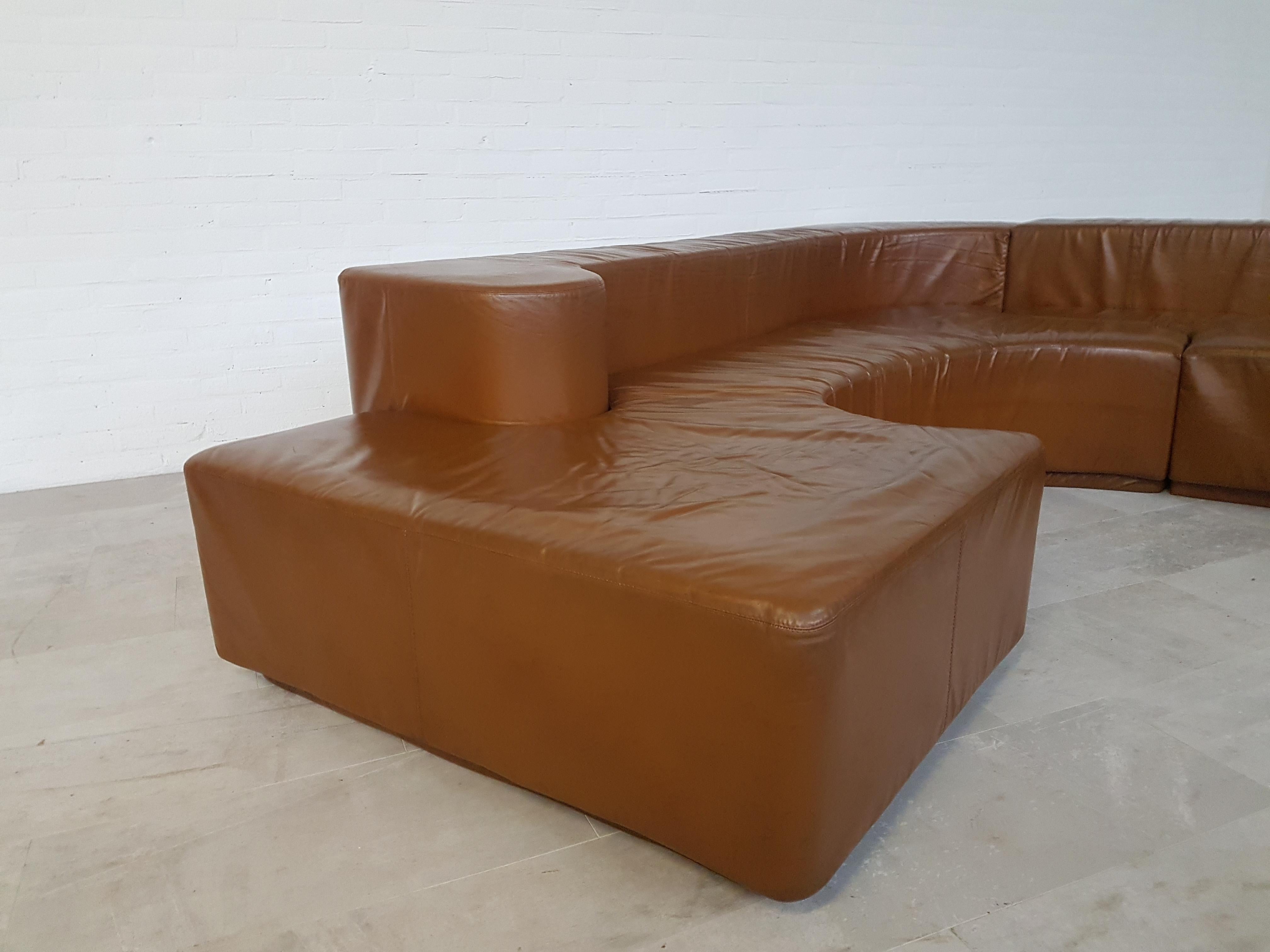 Mid-Century Modern 'Lara' Sectional Sofa by Pamio, Noti Massari and Renato Toso In Good Condition In Antwerp, BE