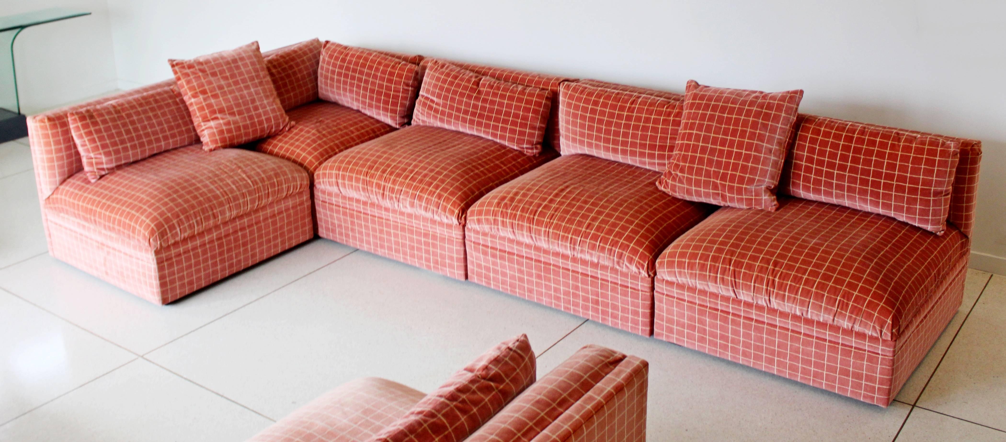Mid-Century Modern Large Baughman Directional Nine-Piece Sectional Sofa, 1970s 2