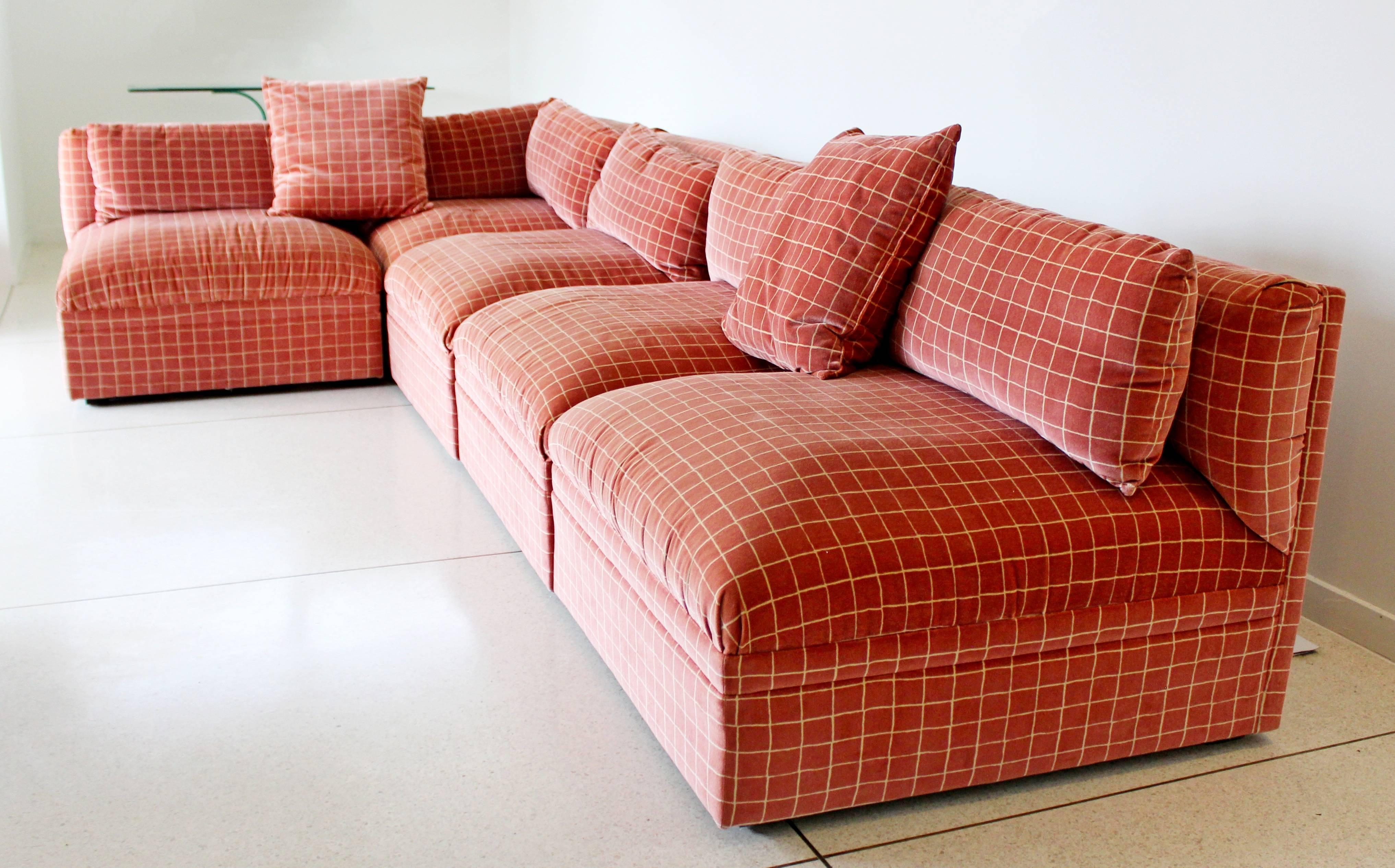 Mid-Century Modern Large Baughman Directional Nine-Piece Sectional Sofa, 1970s 3