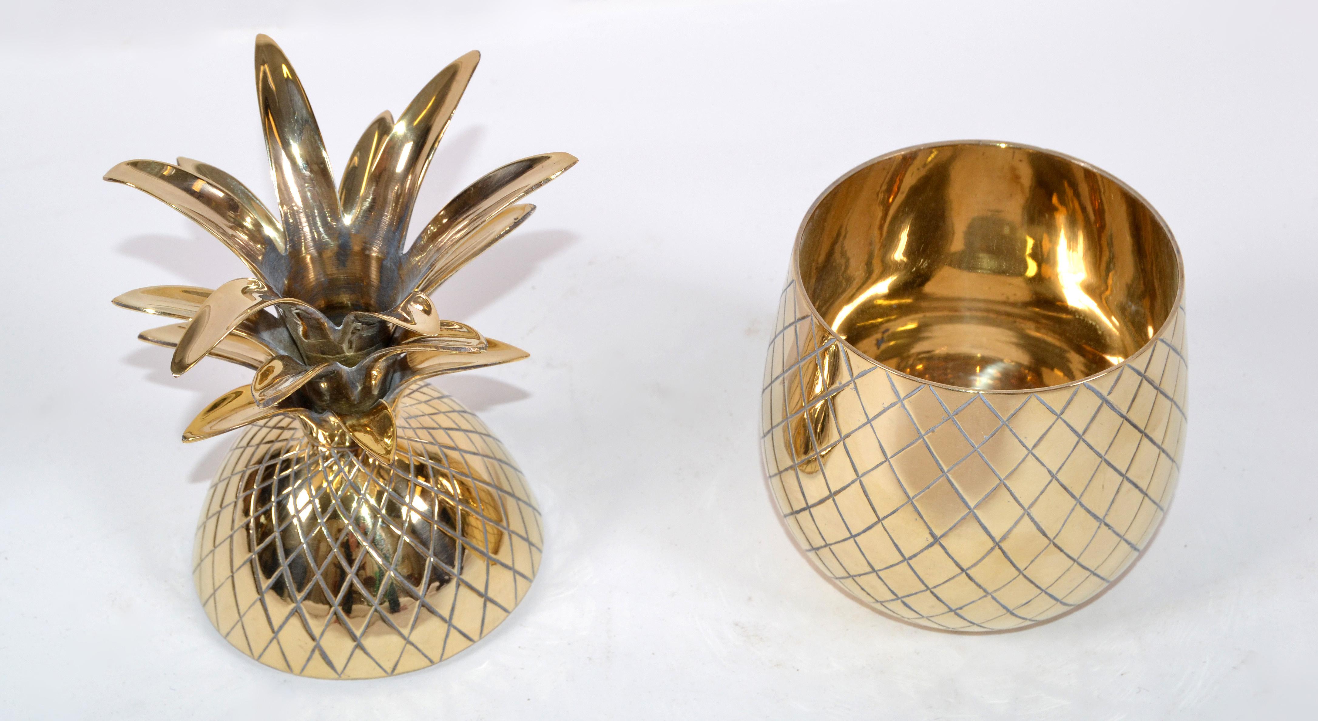 midcentury pineapple jars