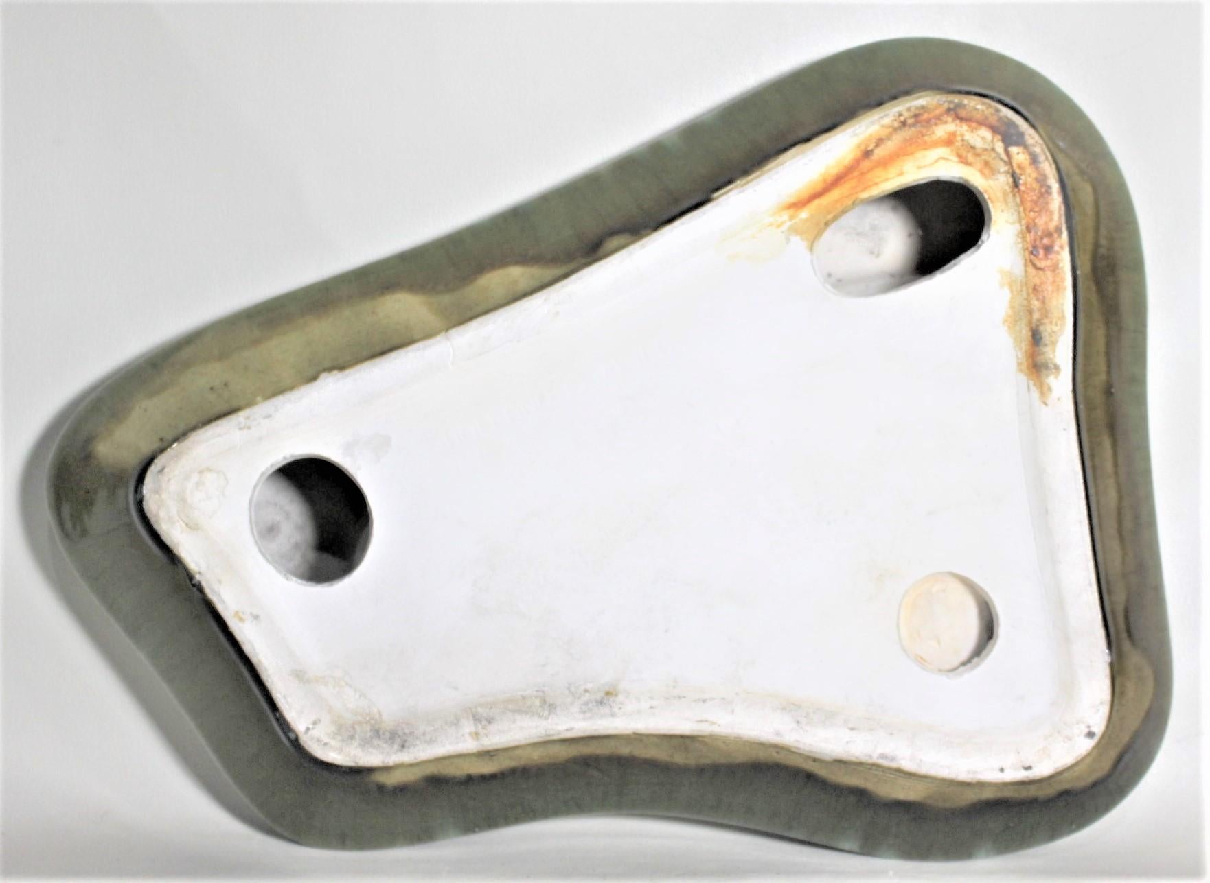 Mid-Century Modern Large Ceramic Holland Molds Jazz Musician Inspired Ashtray For Sale 3