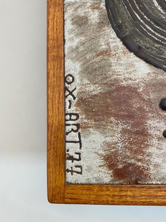 Mid-Century Modern Large Ceramic Tiles Coffee Table, Scandinavia