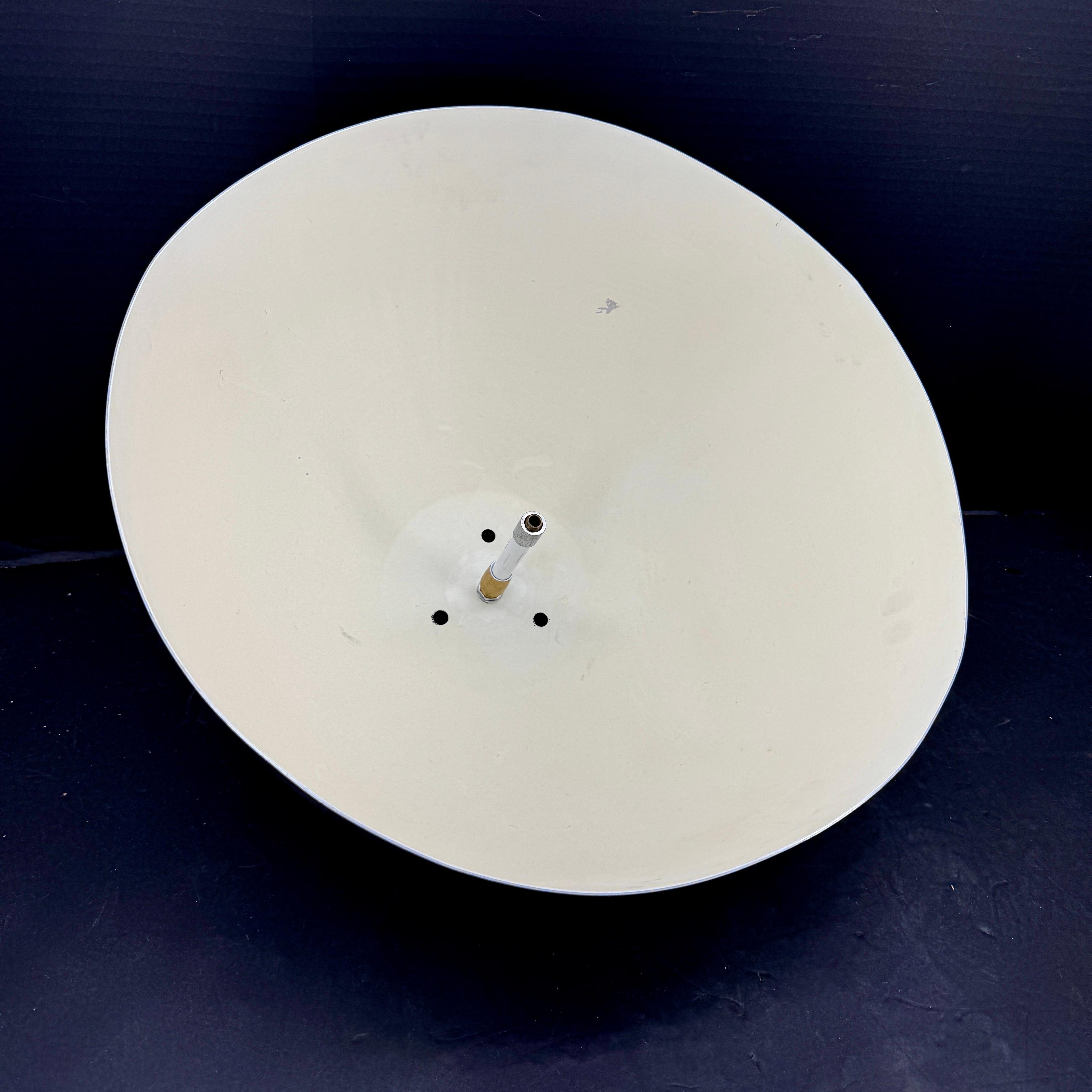 Lámpara de Sobremesa Cúpula Grande Cromada Moderna de Mitad de Siglo en venta 1