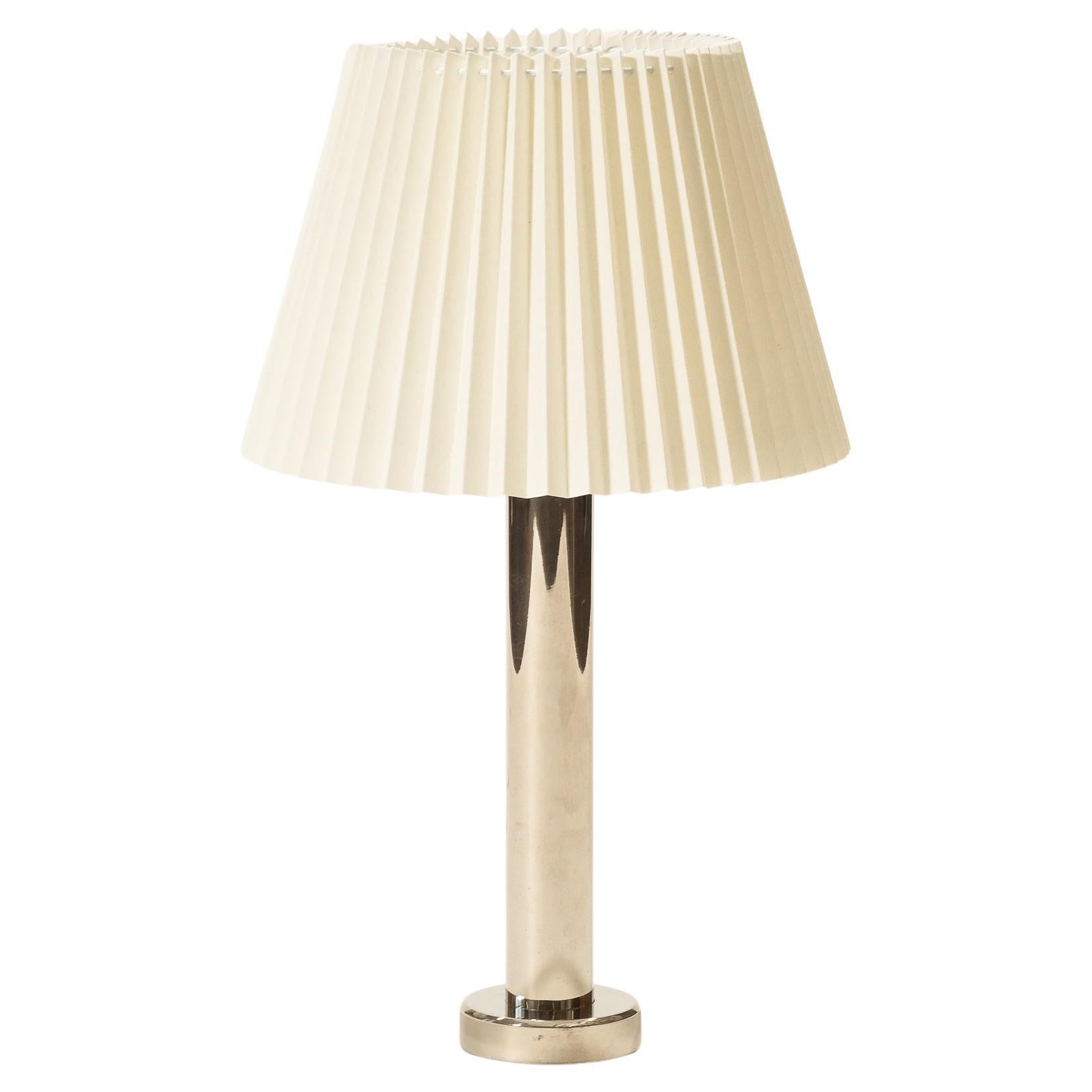 Mid-Century Modern Large Chrome Table Lamp by Kosta Elarmatur, Sweden, 1960s