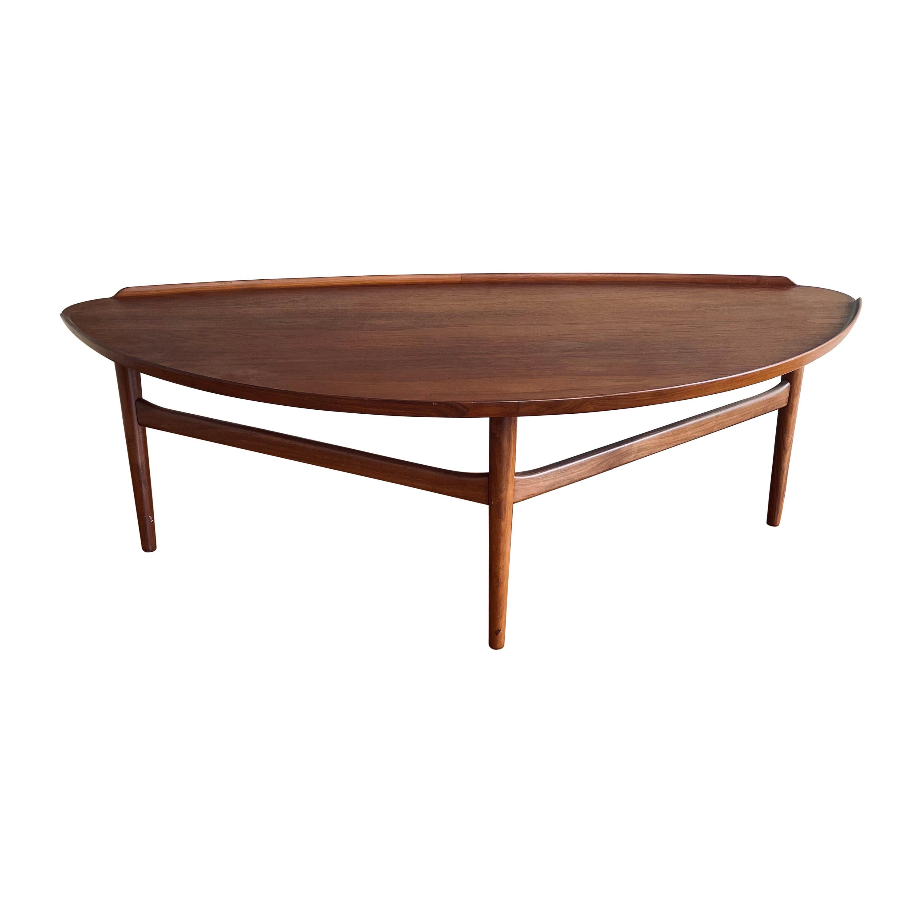 Mid-Century Modern Large Coffee Table By Finn Jhul for Baker