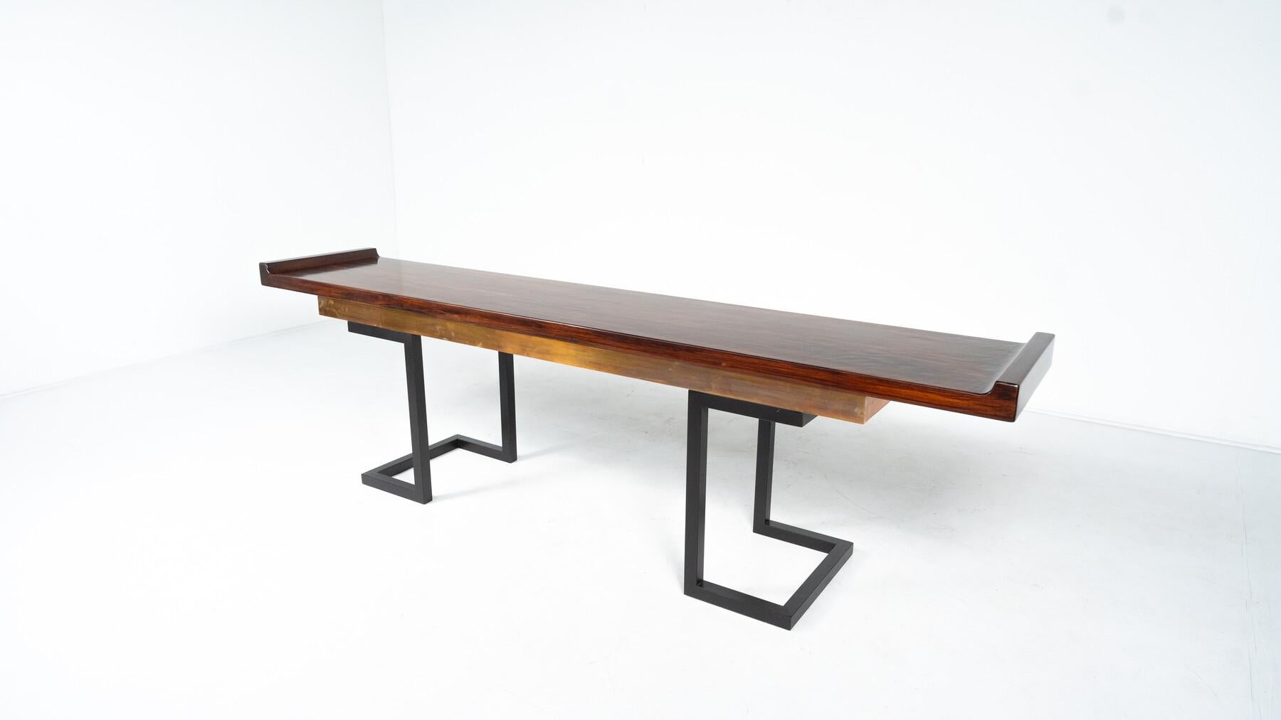 Mid-Century Modern Large Console, Italy, 1970s 1