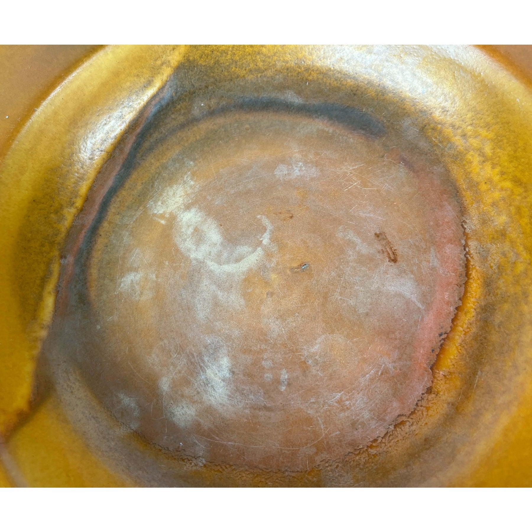 Cuenco grande de cerámica danesa Studio Pottery de mediados de siglo, años 60 en venta 5